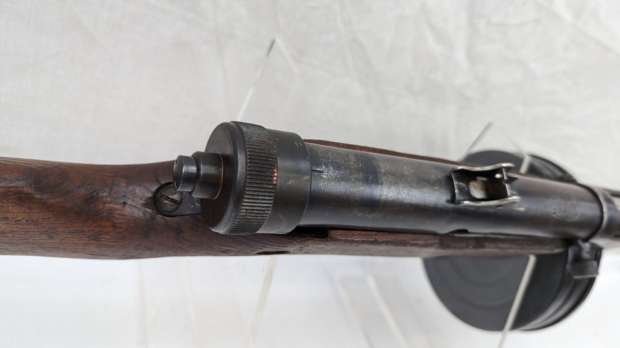 Deactivated Yugoslavian M49 SMG Submachine Gun With Drum Magazine - Image 13