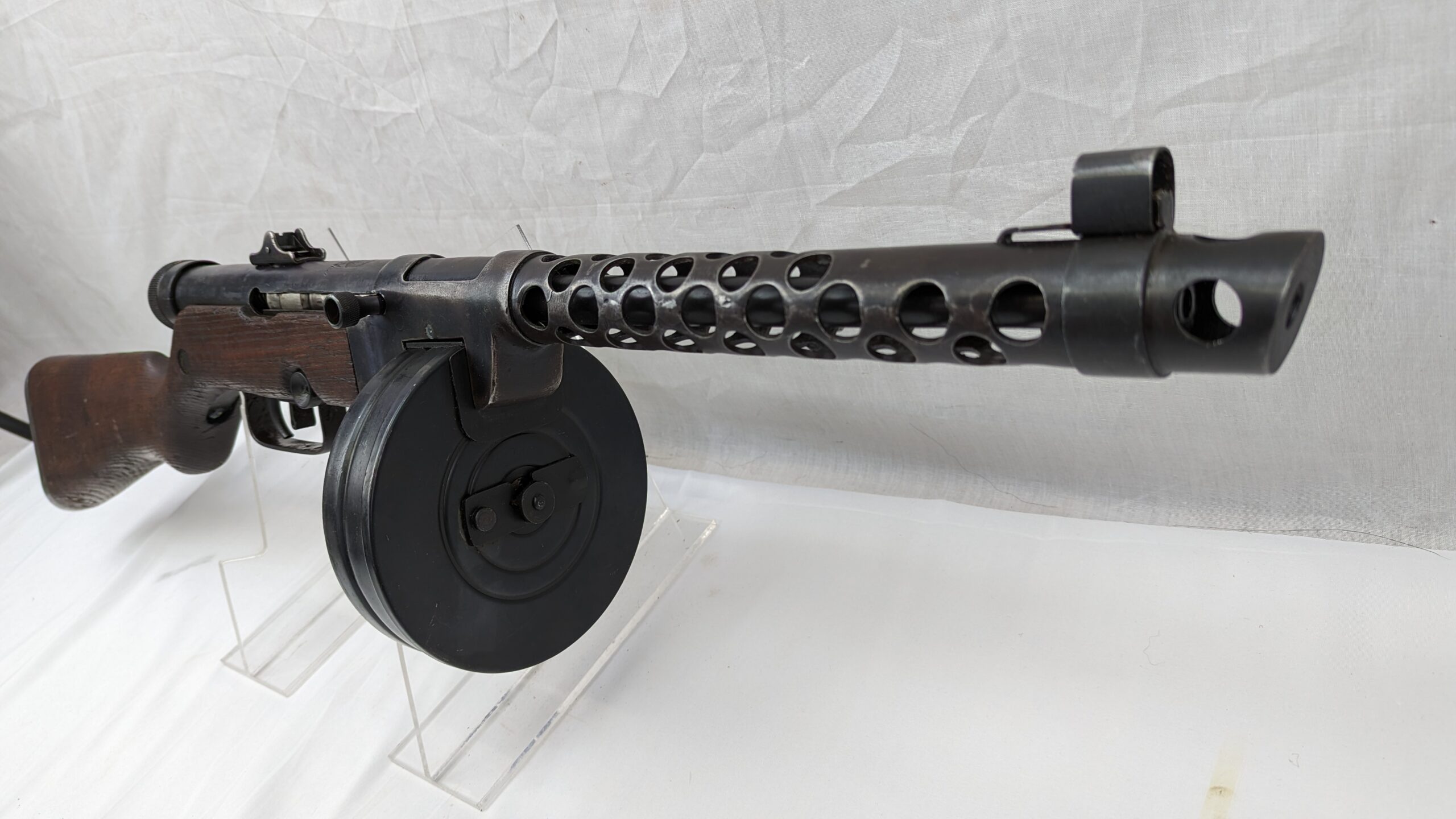 Deactivated Yugoslavian M49 SMG Submachine Gun With Drum Magazine - Image 21