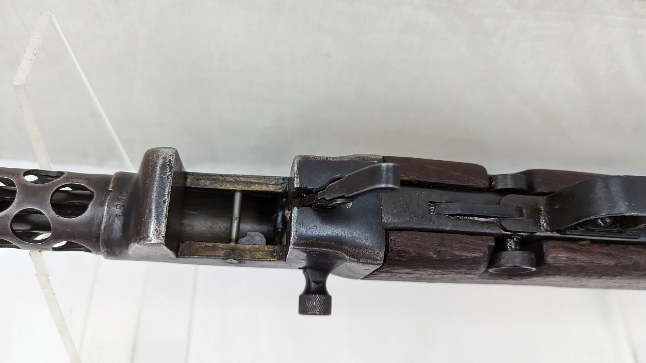 Deactivated Yugoslavian M49 SMG Submachine Gun With Drum Magazine - Image 2