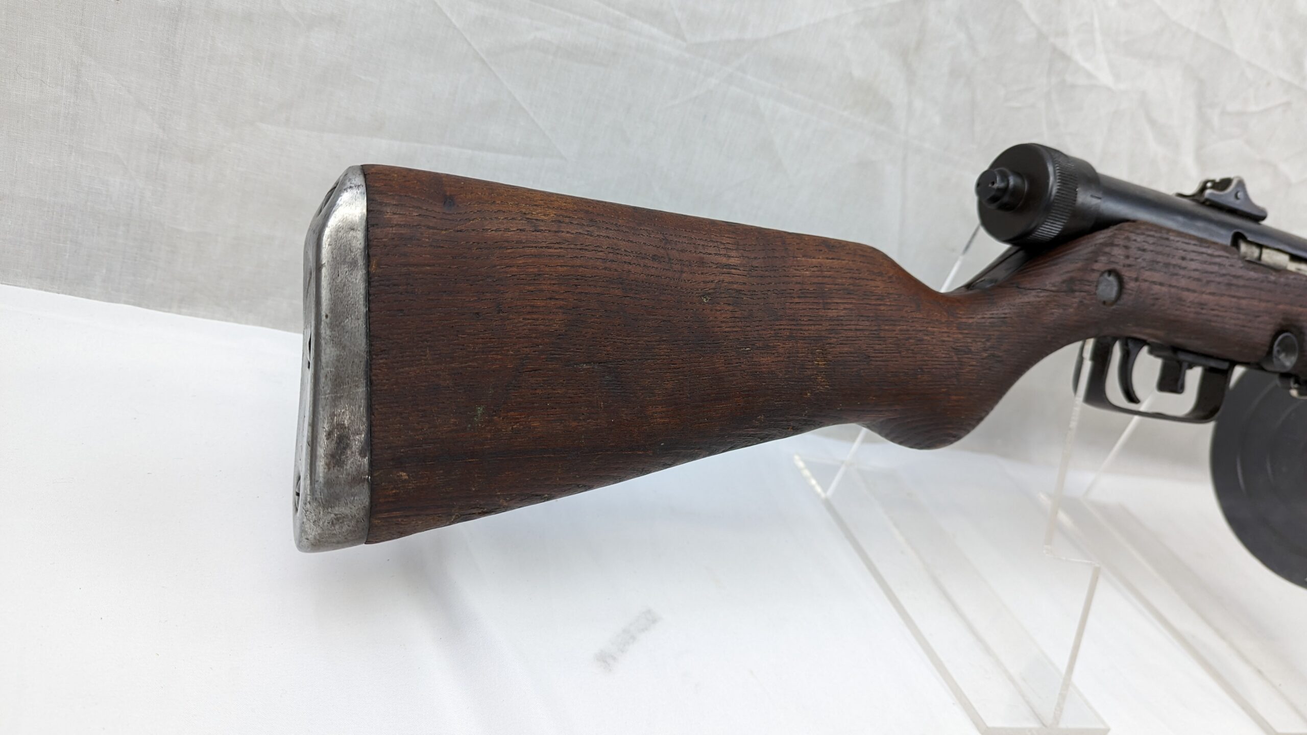Deactivated Yugoslavian M49 SMG Submachine Gun With Drum Magazine - Image 16