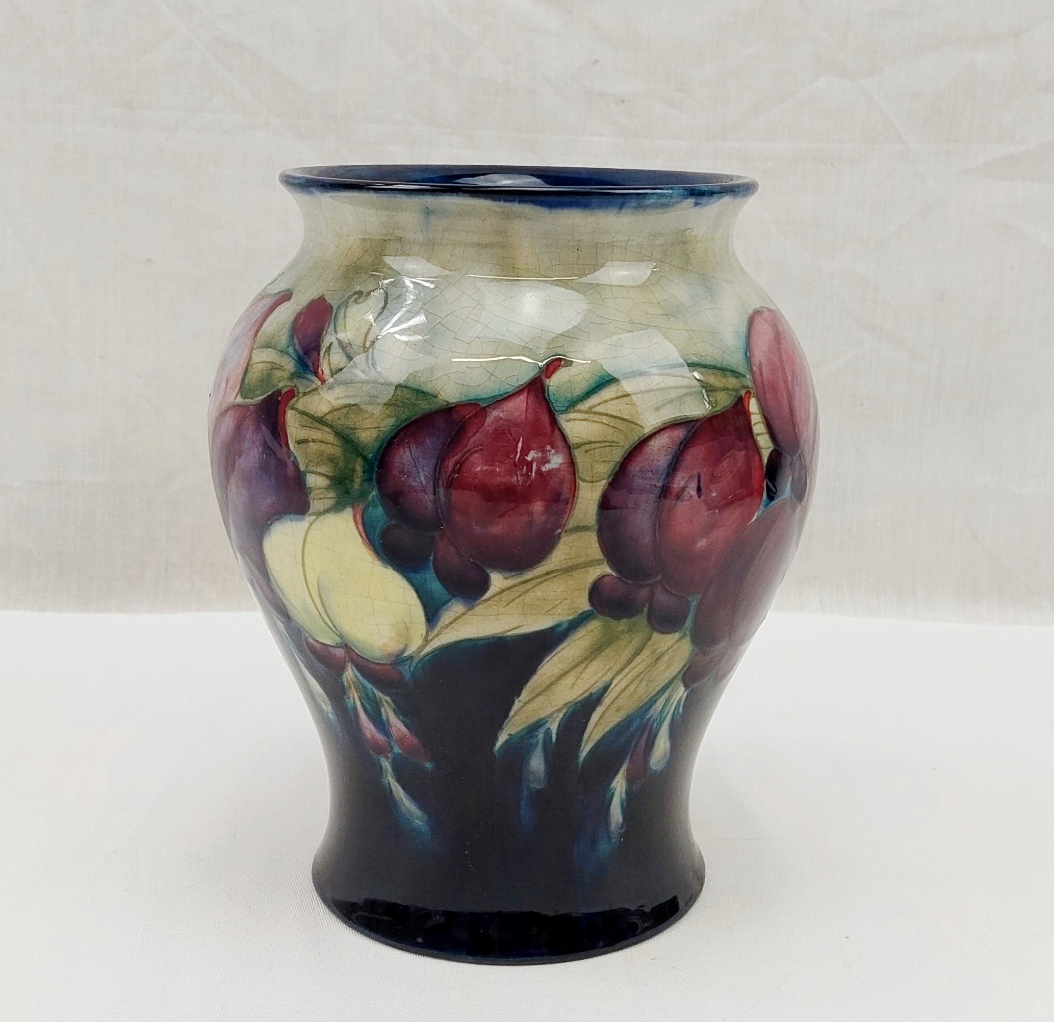 Early William Moorcroft Wisteria Burslem Vase - Image 3