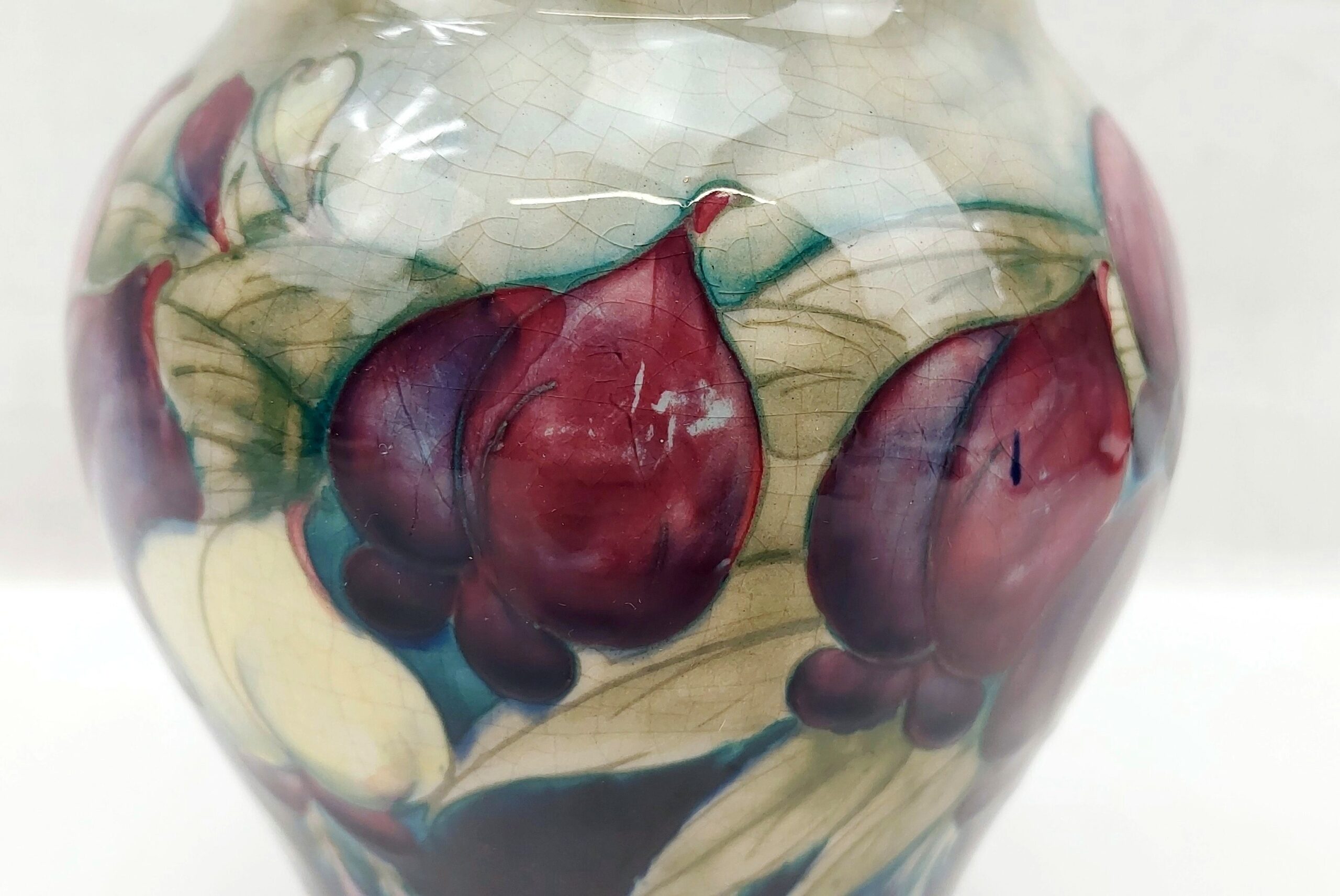 Early William Moorcroft Wisteria Burslem Vase - Image 5