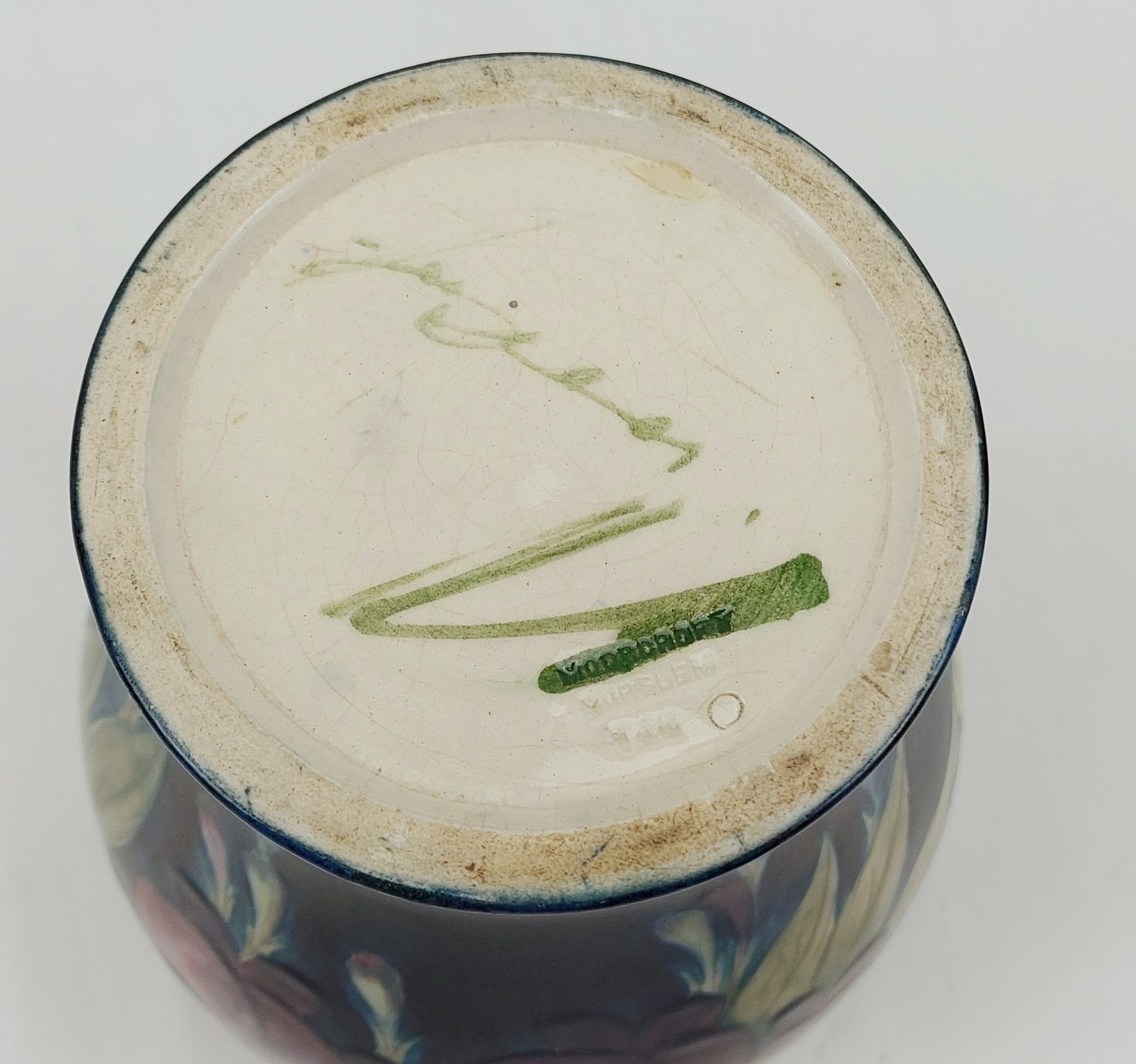Early William Moorcroft Wisteria Burslem Vase - Image 7