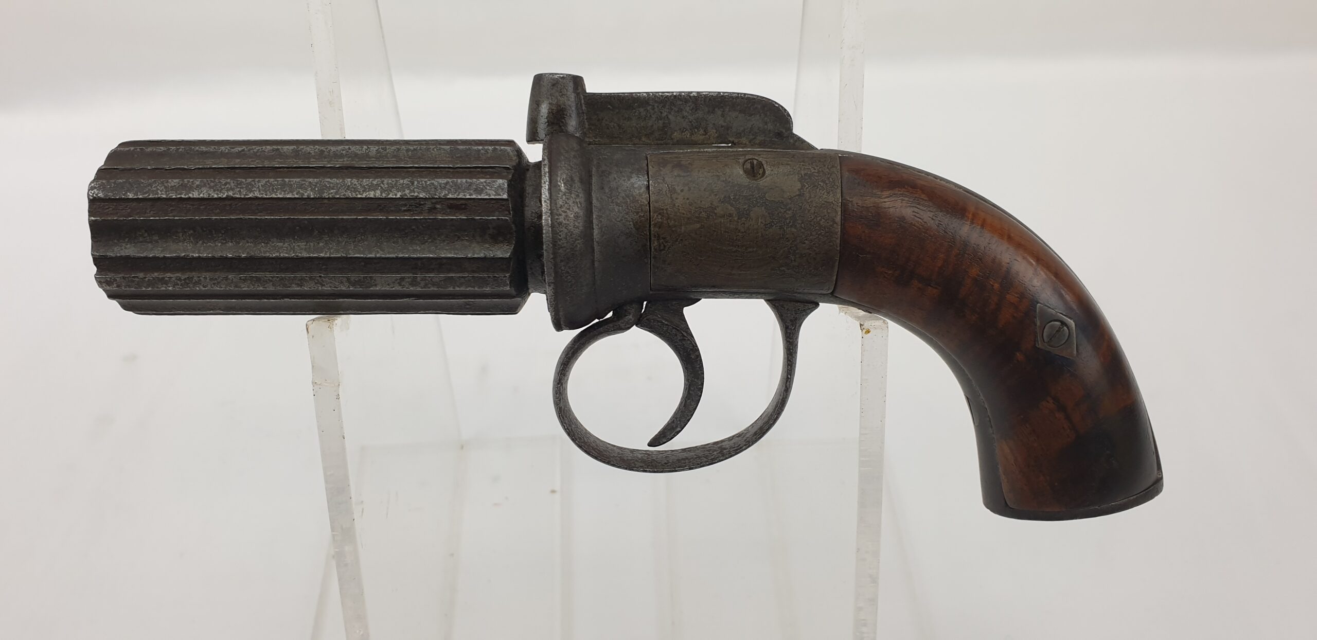 English 19th Century 6 barrel Pepperbox Revolver - Image 5