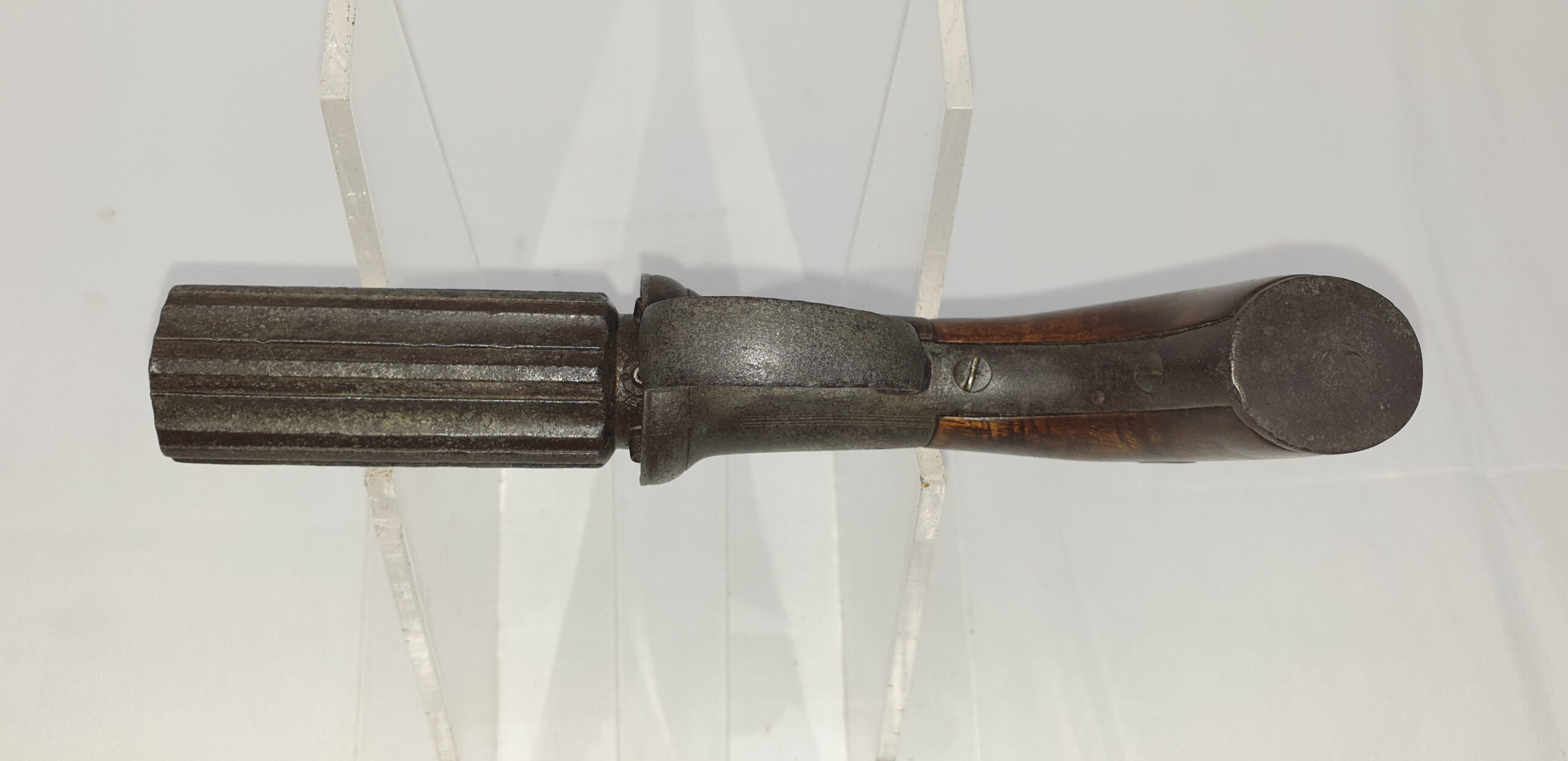 English 19th Century 6 barrel Pepperbox Revolver - Image 8