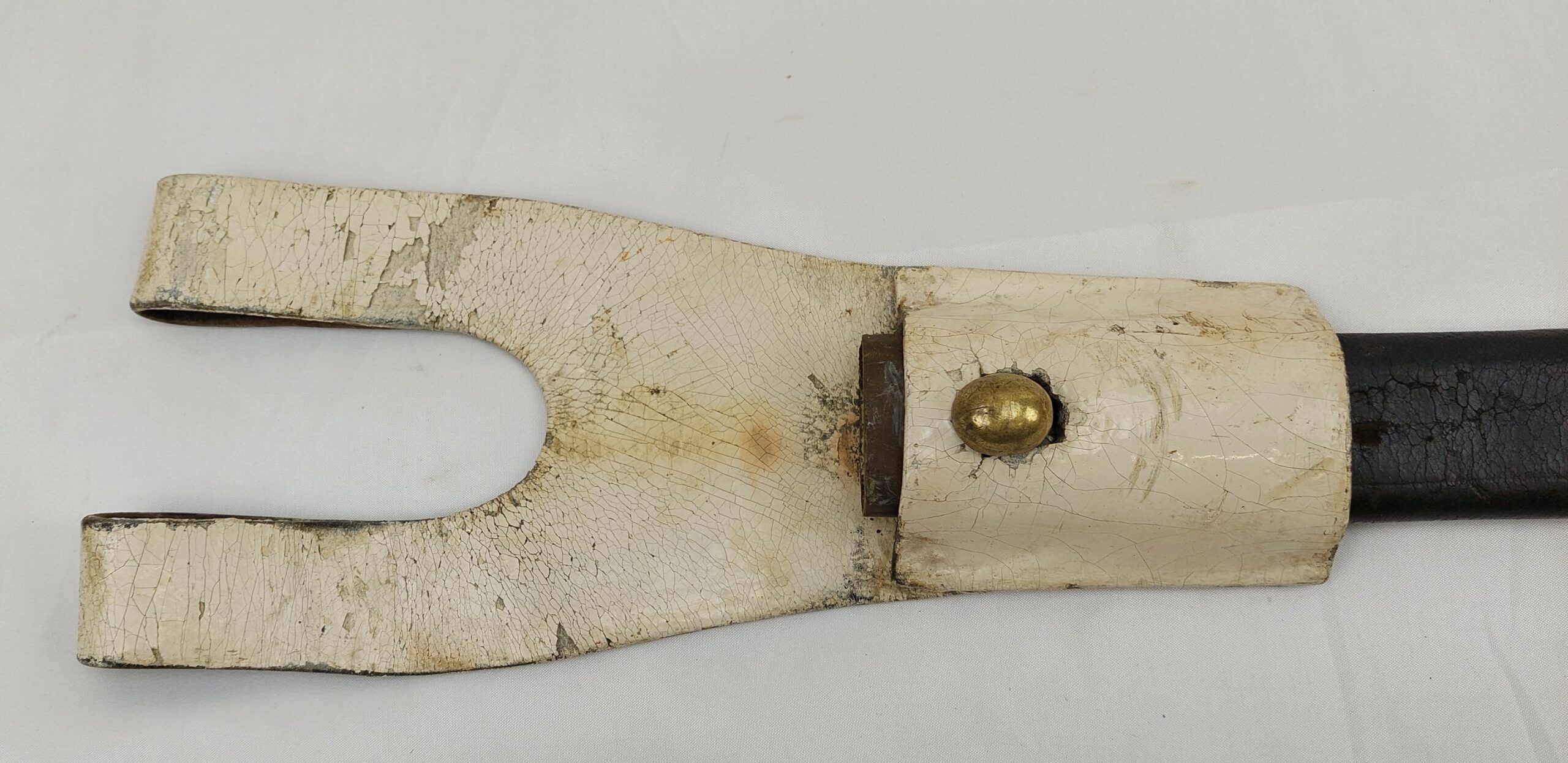 French Circa 1825 1830 Hanger Sword, Scabbard And Sword Knot - Image 5