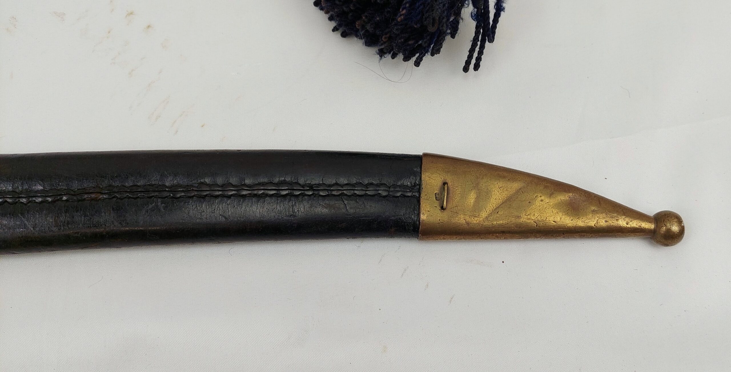 French Circa 1825 1830 Hanger Sword, Scabbard And Sword Knot - Image 2