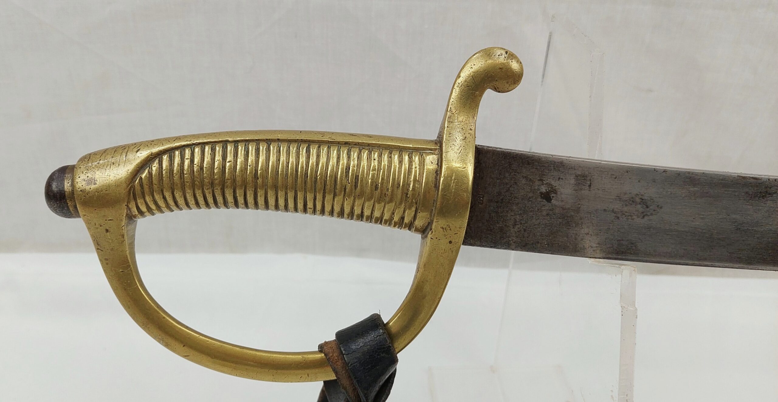 French Circa 1825 1830 Hanger Sword, Scabbard And Sword Knot - Image 17