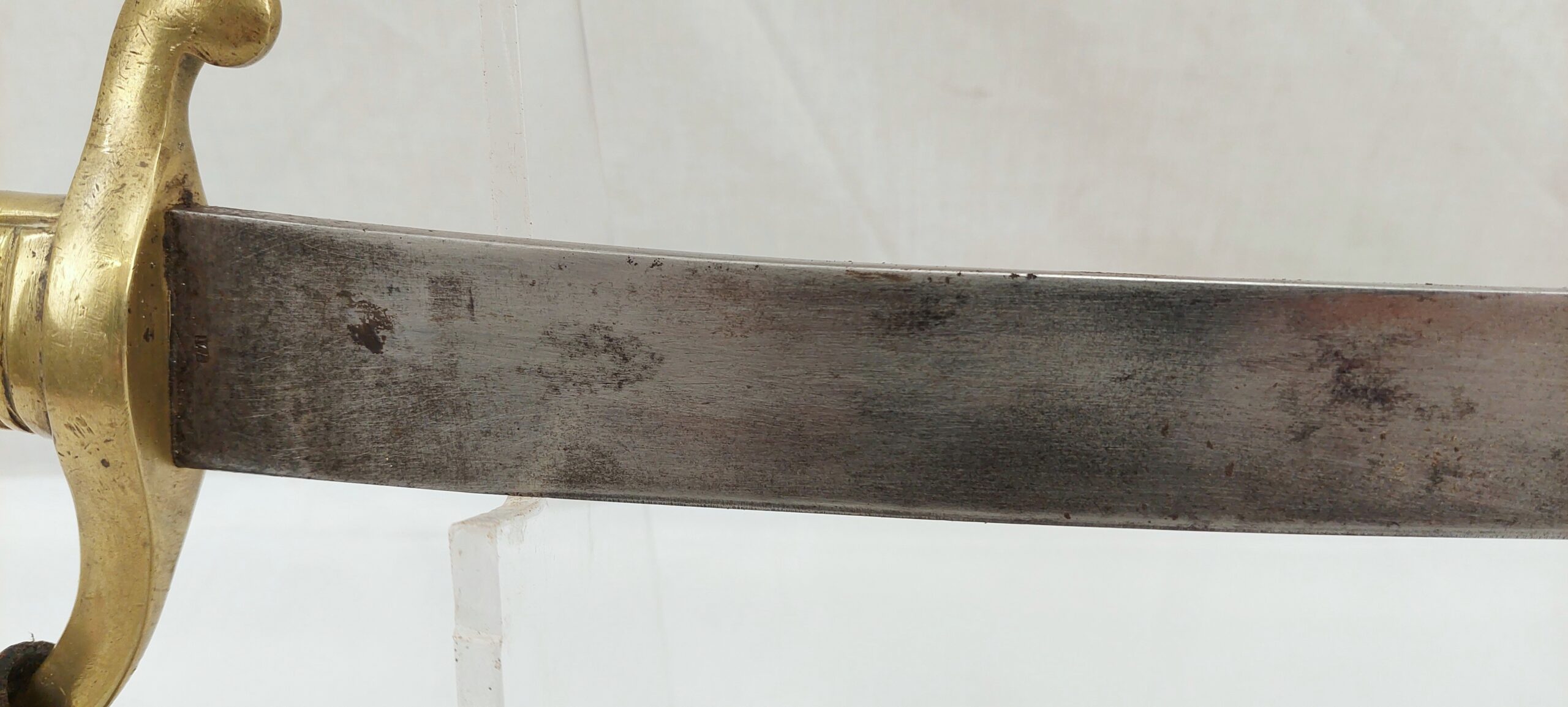 French Circa 1825 1830 Hanger Sword, Scabbard And Sword Knot - Image 16