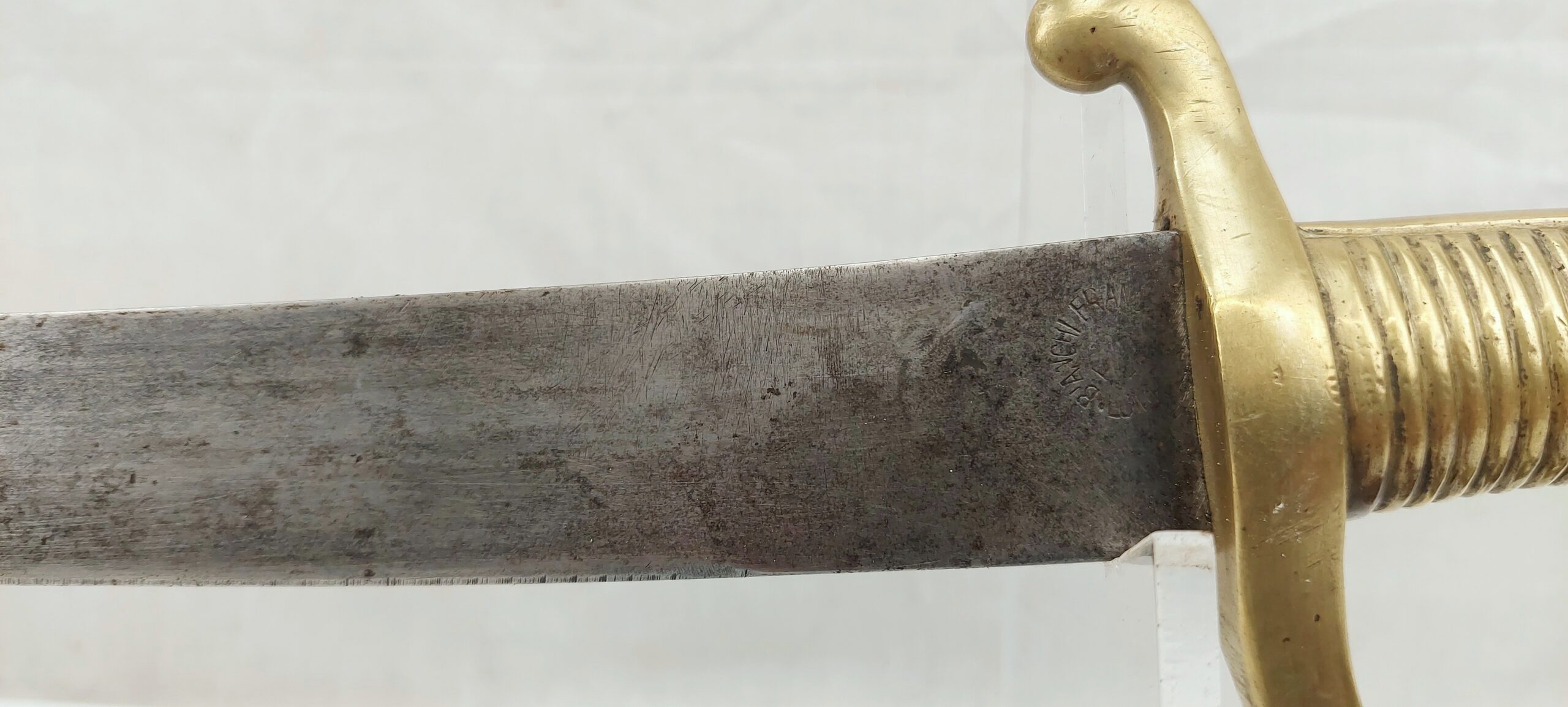 French Circa 1825 1830 Hanger Sword, Scabbard And Sword Knot - Image 10