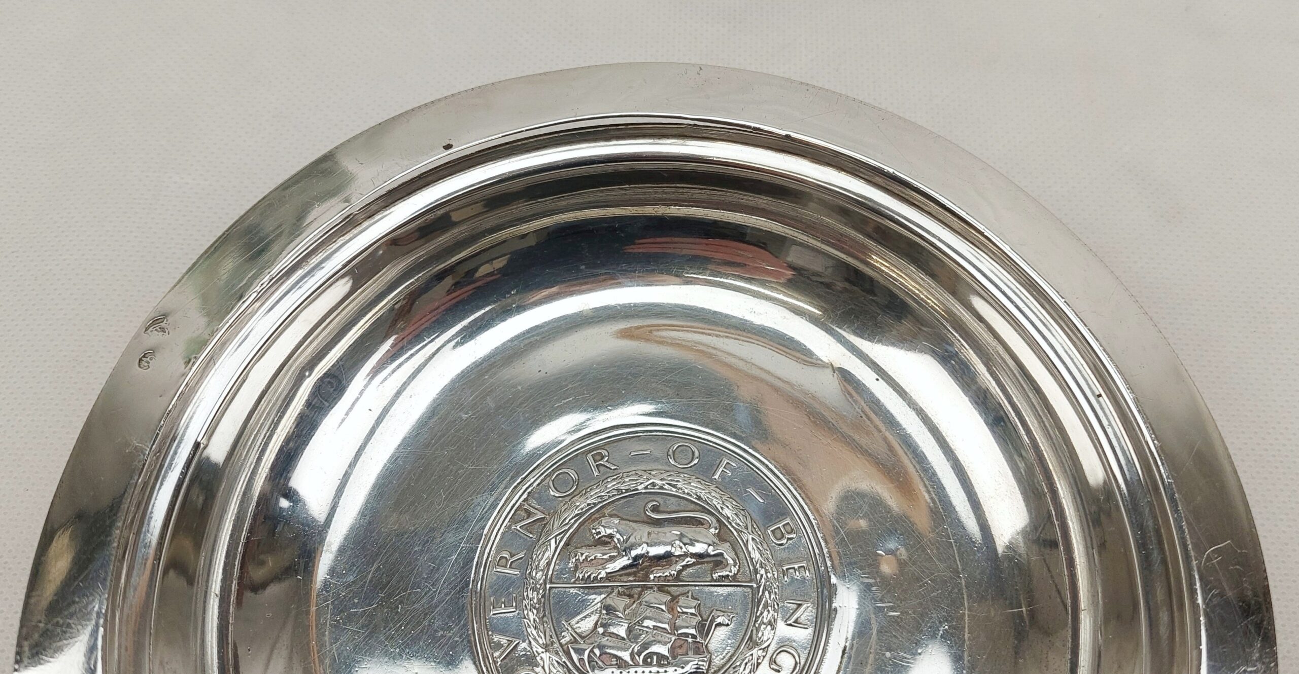 Govenor Of Bengal Silver Dish - Image 3