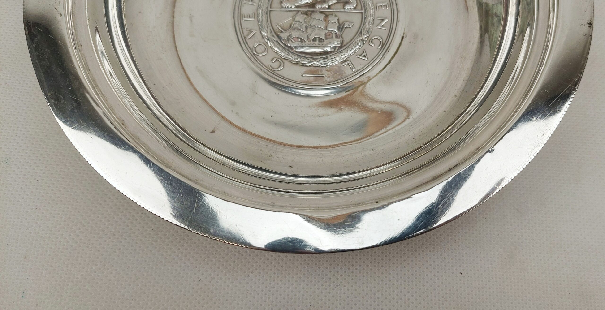 Govenor Of Bengal Silver Dish - Image 2