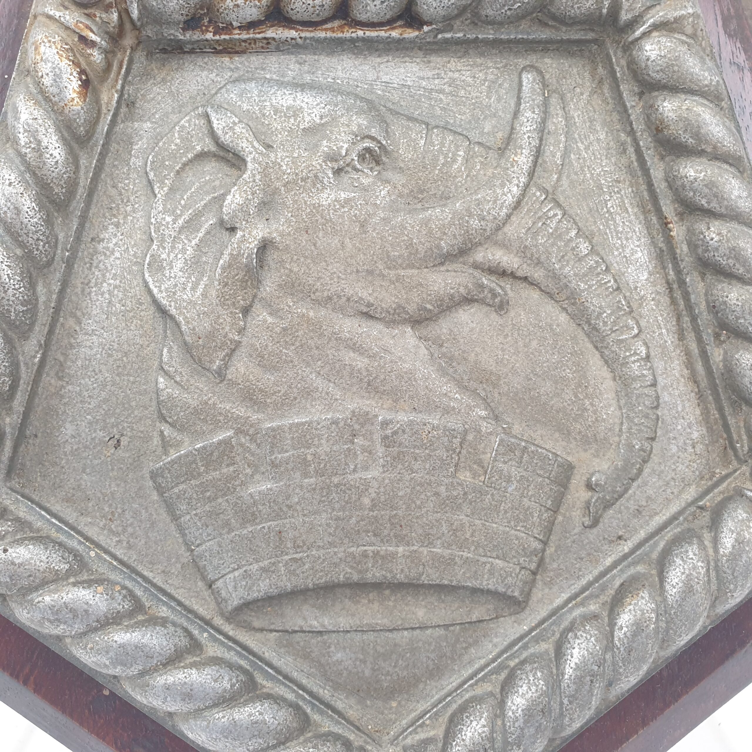 HMS Colombo 1919 Light Cruiser White Bronze Boat Badge #2 - Image 2
