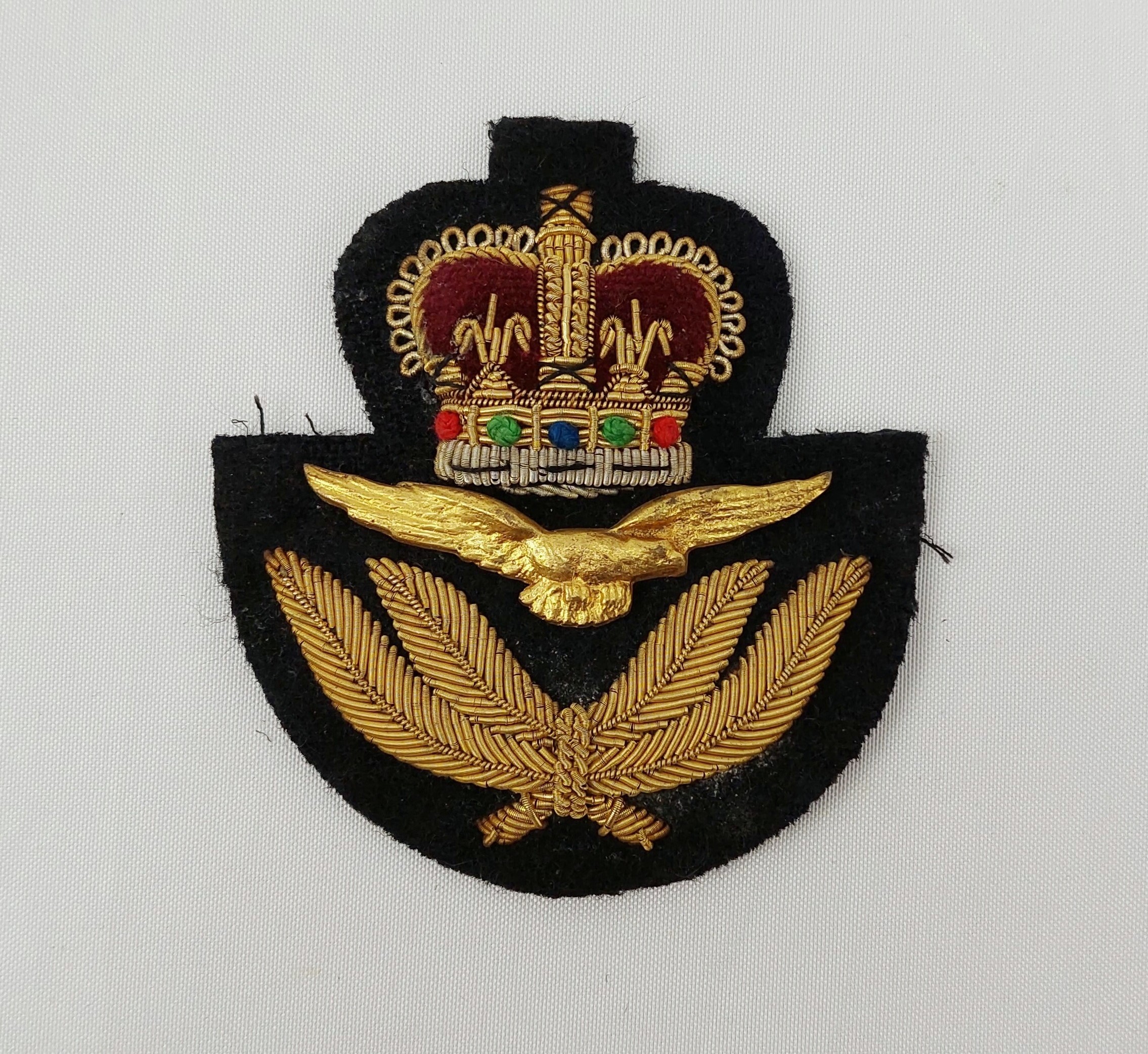 WW2 RAF Officers Bullion Badge