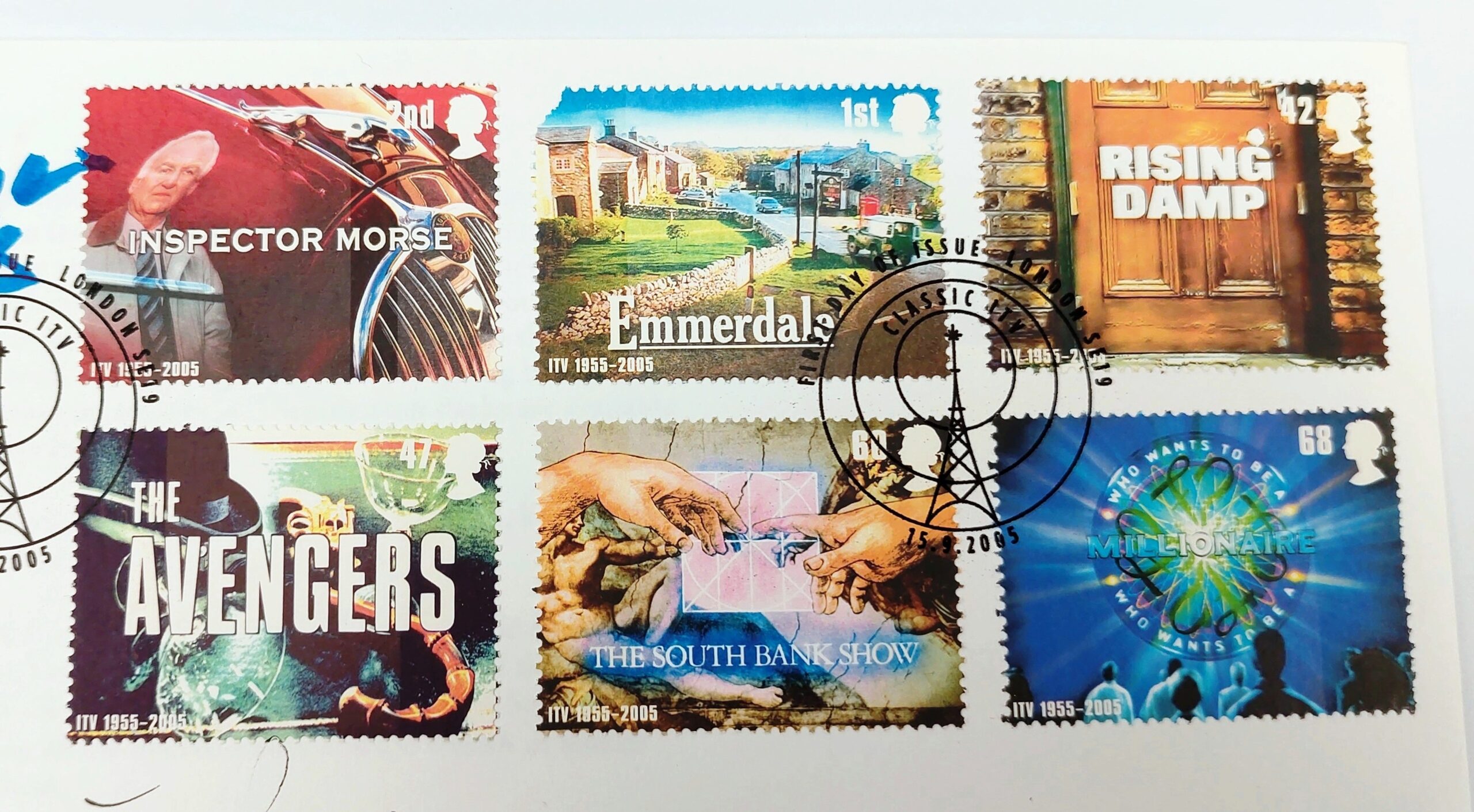 Patrick Macnee & Diana Rigg Signed Royal Mail First Day Cover Classic ITV Stamps - Image 4