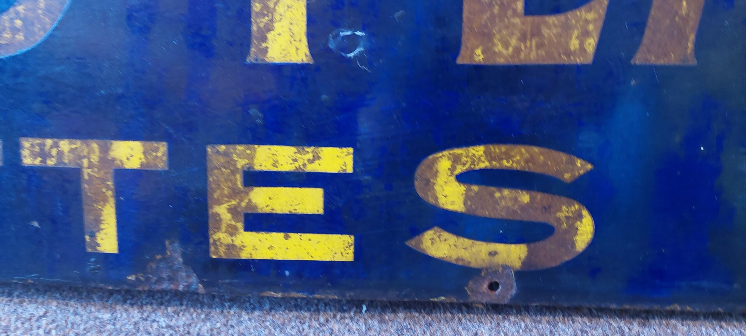 Large Wills Gold Flake Cigarettes Enamel Sign - Image 7