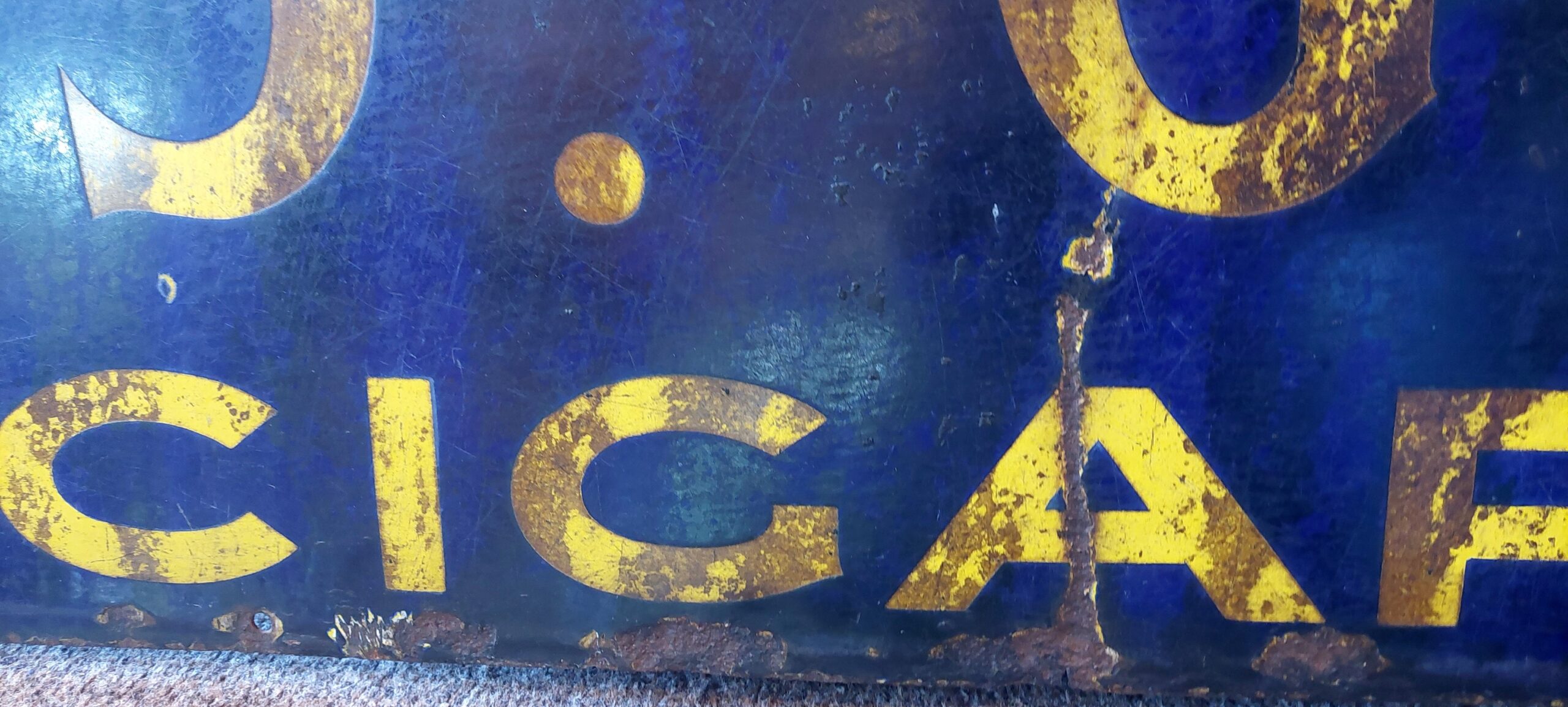 Large Wills Gold Flake Cigarettes Enamel Sign - Image 6