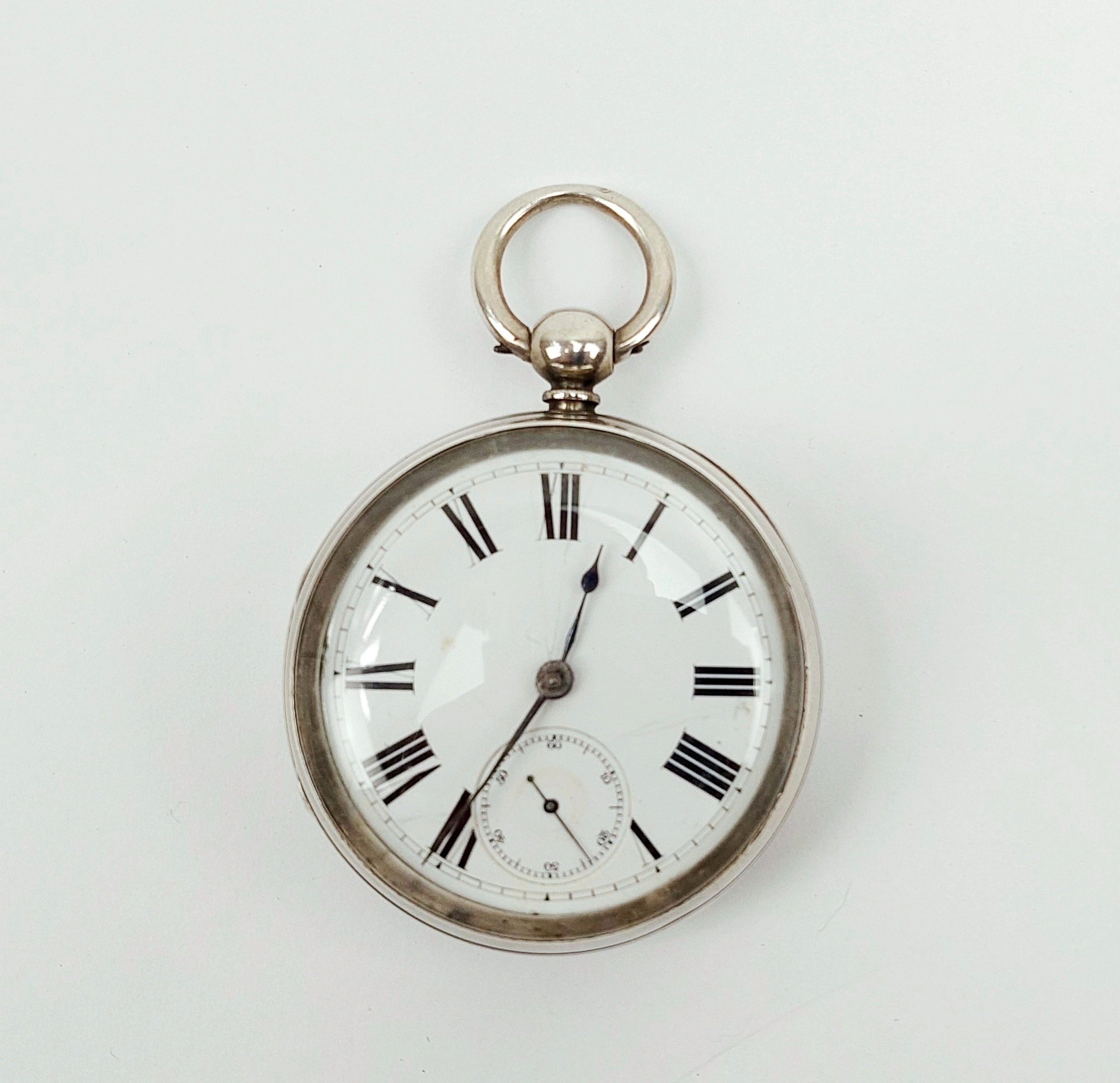 London 1877 Silver Pocket Watch