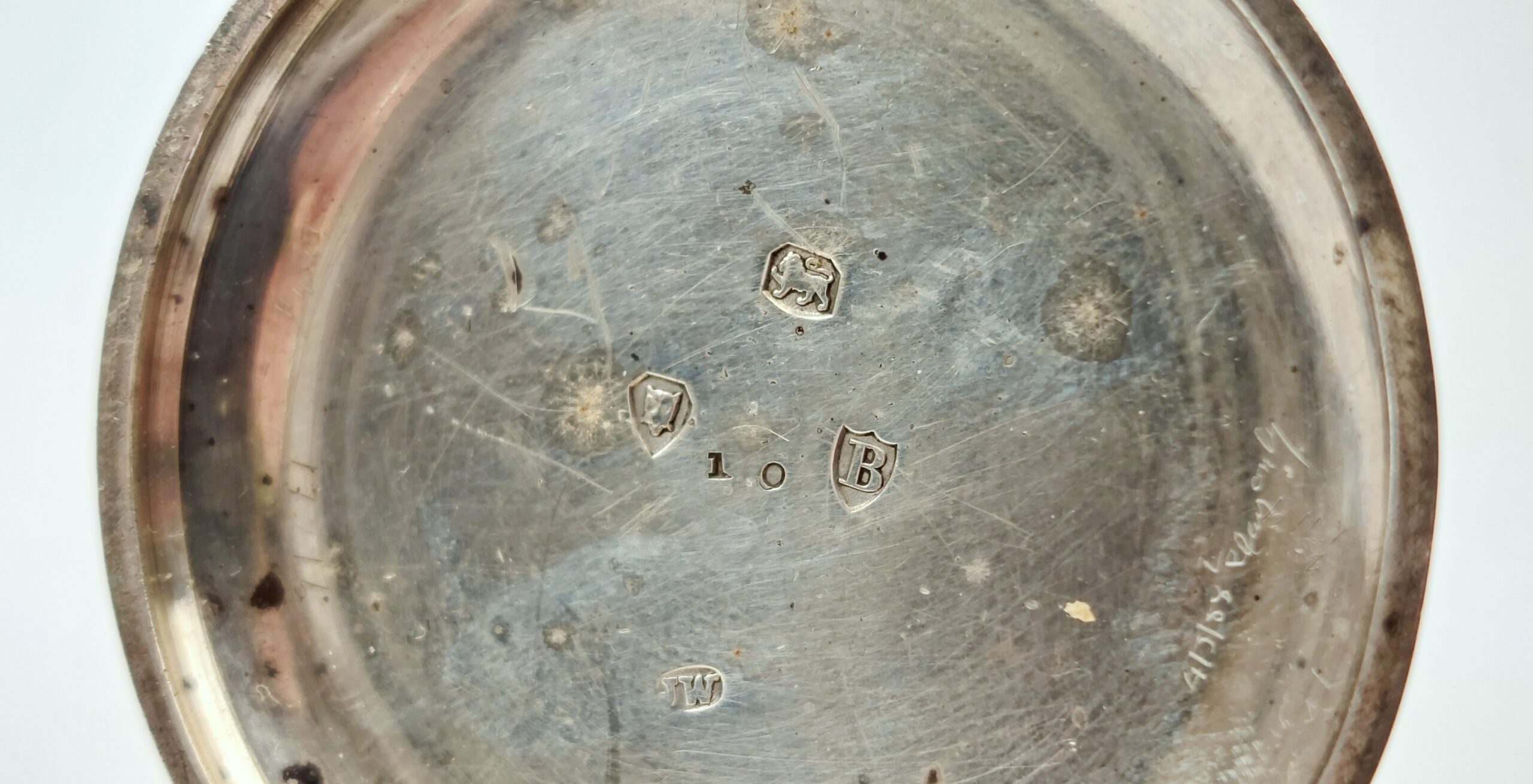 London 1877 Silver Pocket Watch - Image 6