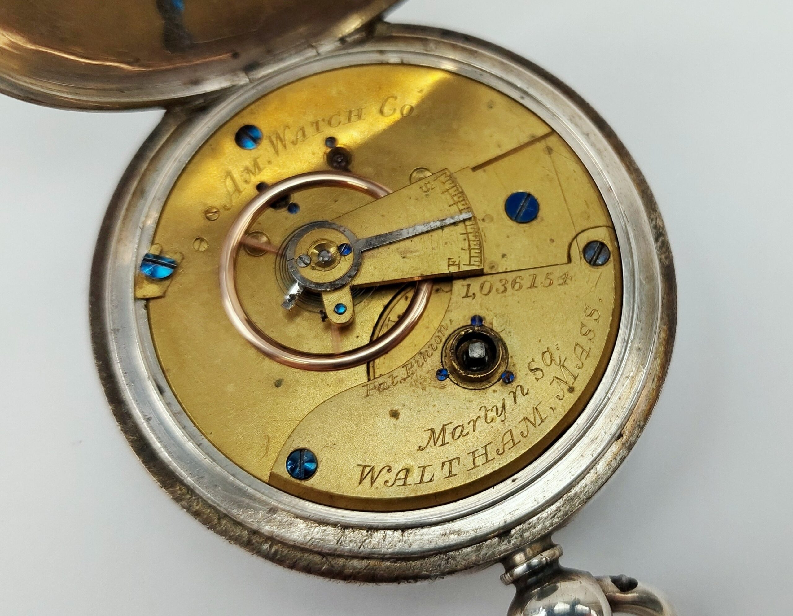 London 1877 Silver Pocket Watch - Image 5