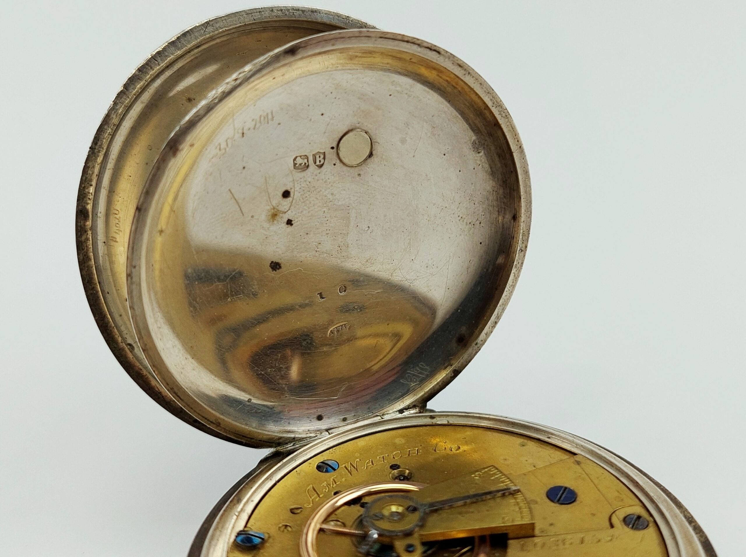 London 1877 Silver Pocket Watch - Image 3