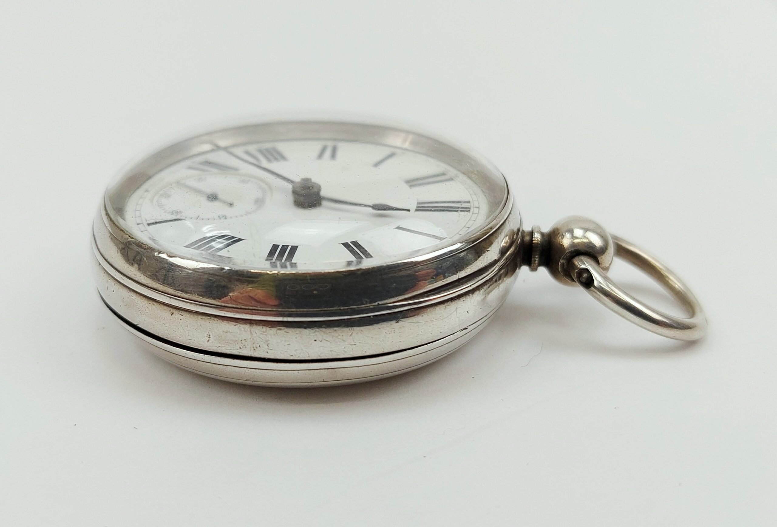 London 1877 Silver Pocket Watch - Image 12