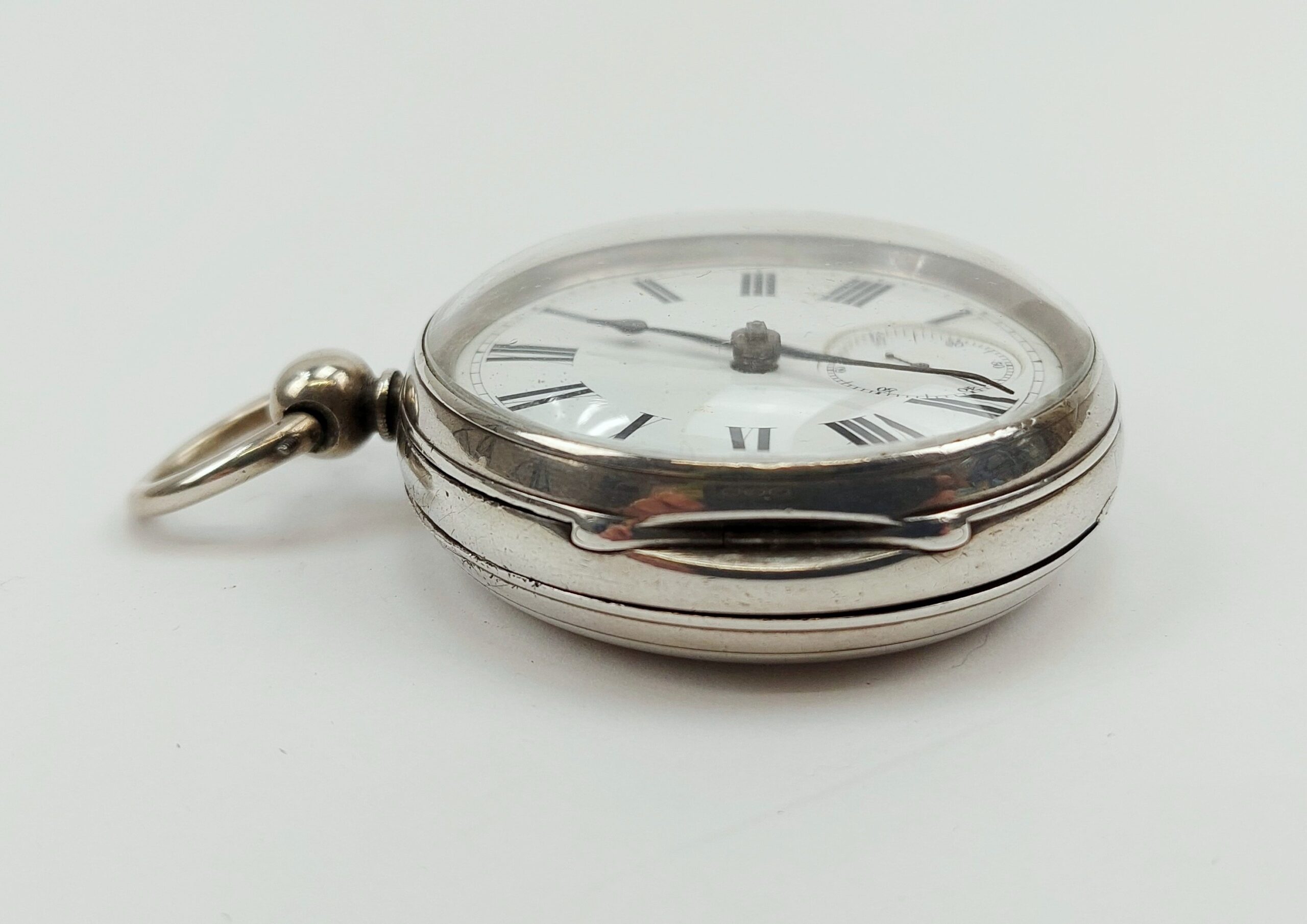 London 1877 Silver Pocket Watch - Image 11