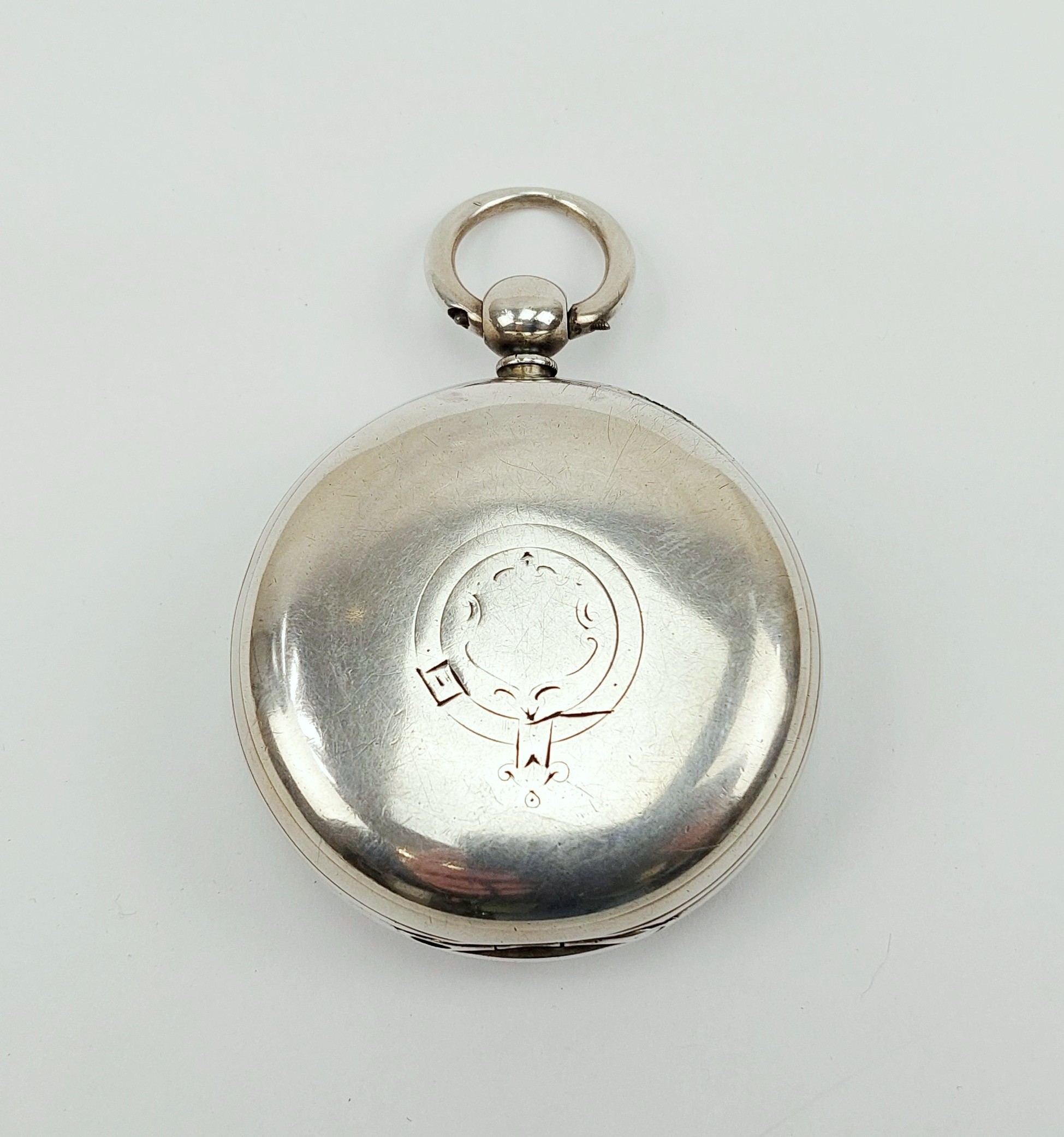London 1877 Silver Pocket Watch - Image 9