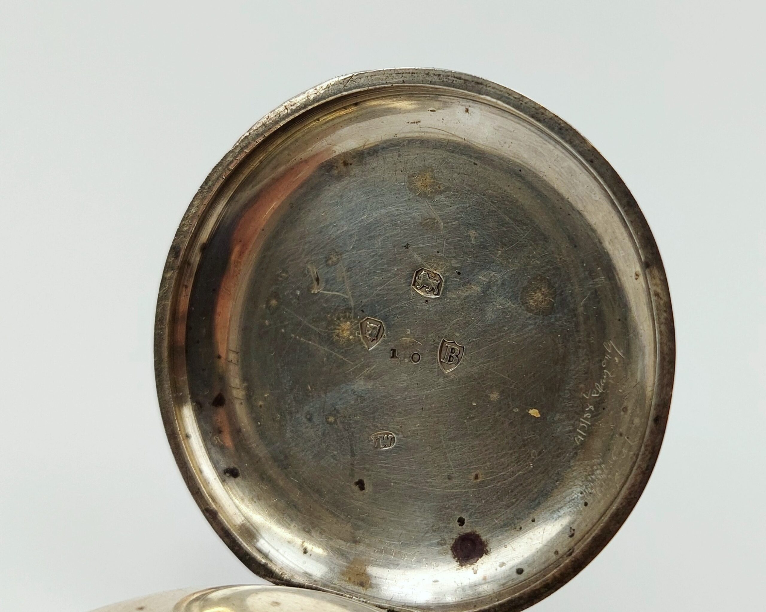 London 1877 Silver Pocket Watch - Image 7
