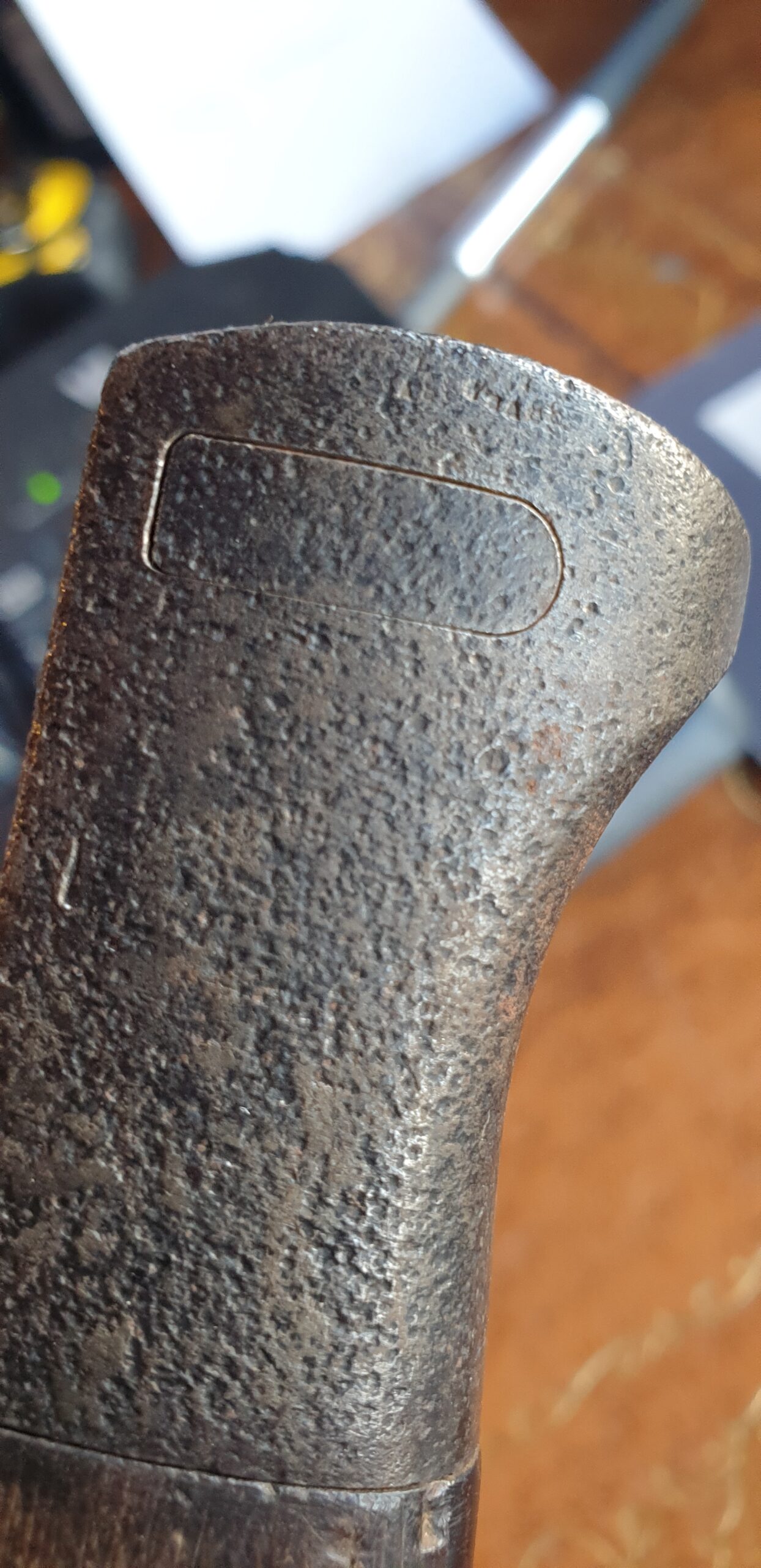 Original WW2 Geman Mauser K98 Rifle Bayonet S84/98 sn. 5628 - Image 9