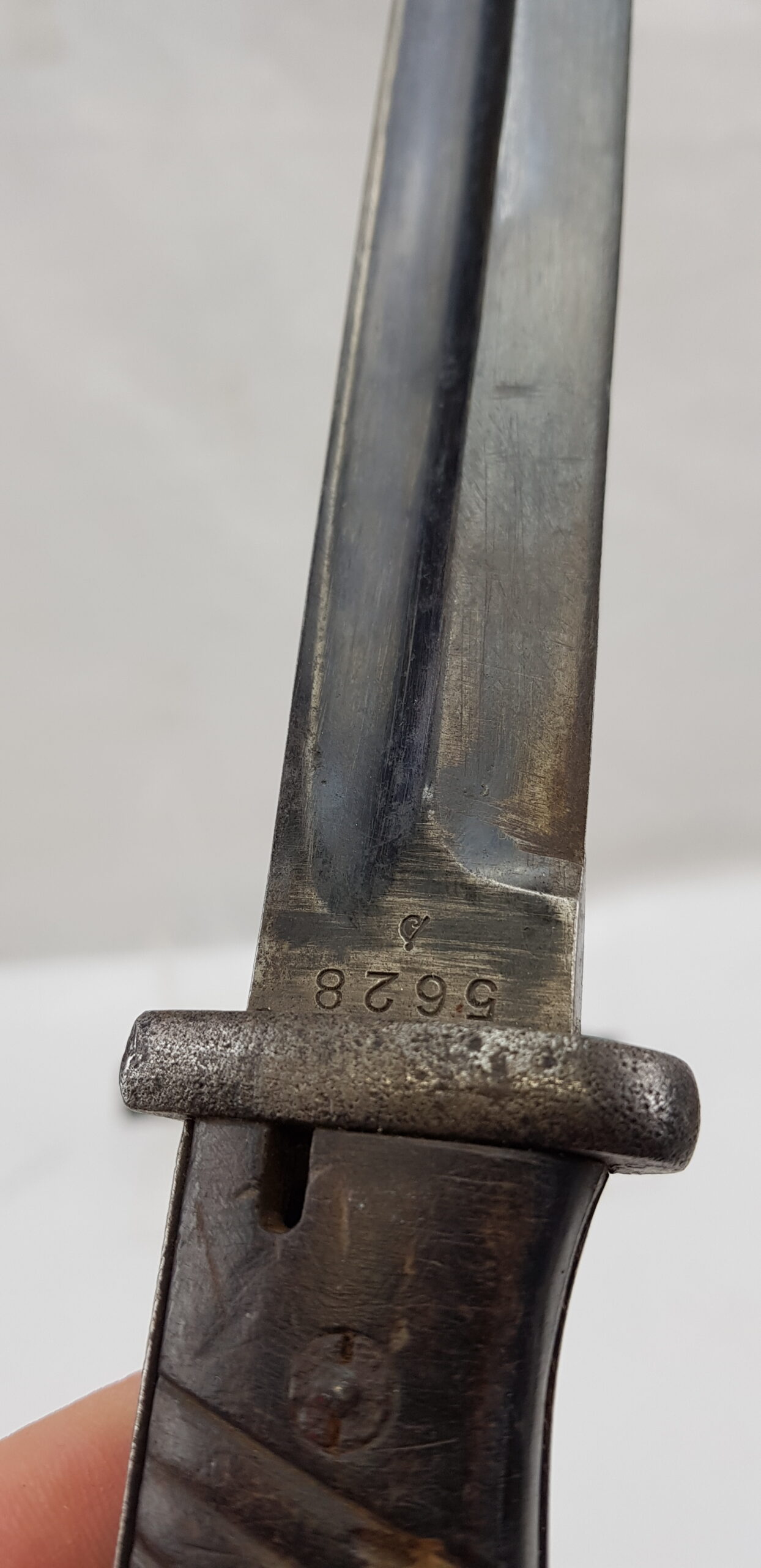 Original WW2 Geman Mauser K98 Rifle Bayonet S84/98 sn. 5628 - Image 7