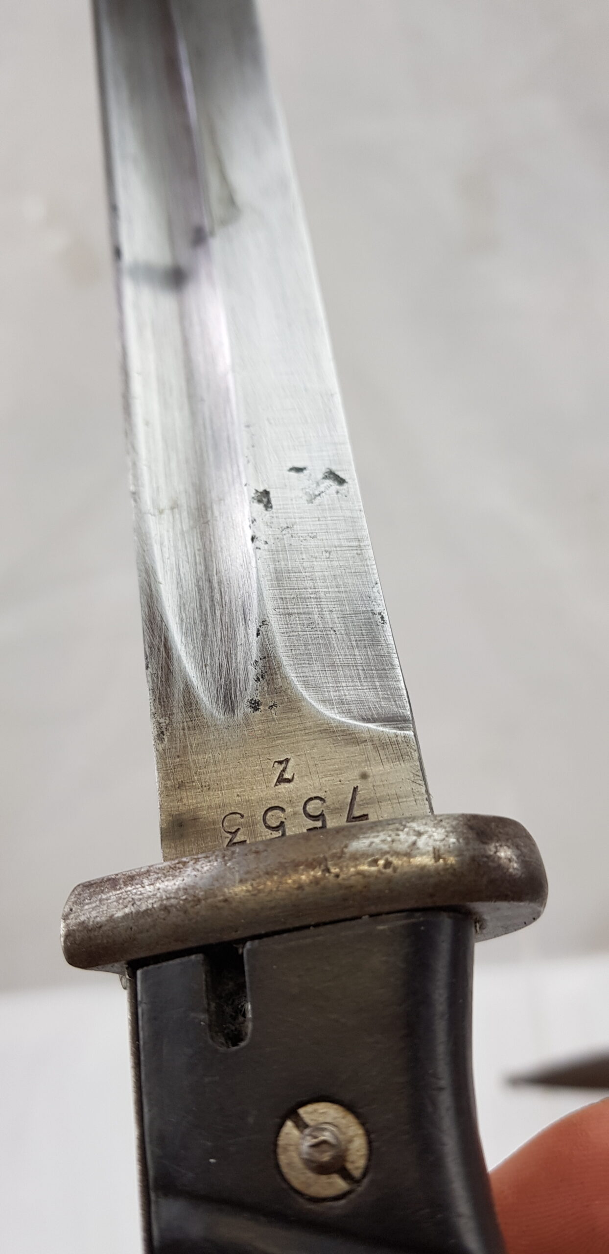 1942 Dated WW2 German Mauser K98 Rifle Bayonet S84/98 sn.7553z - Image 7