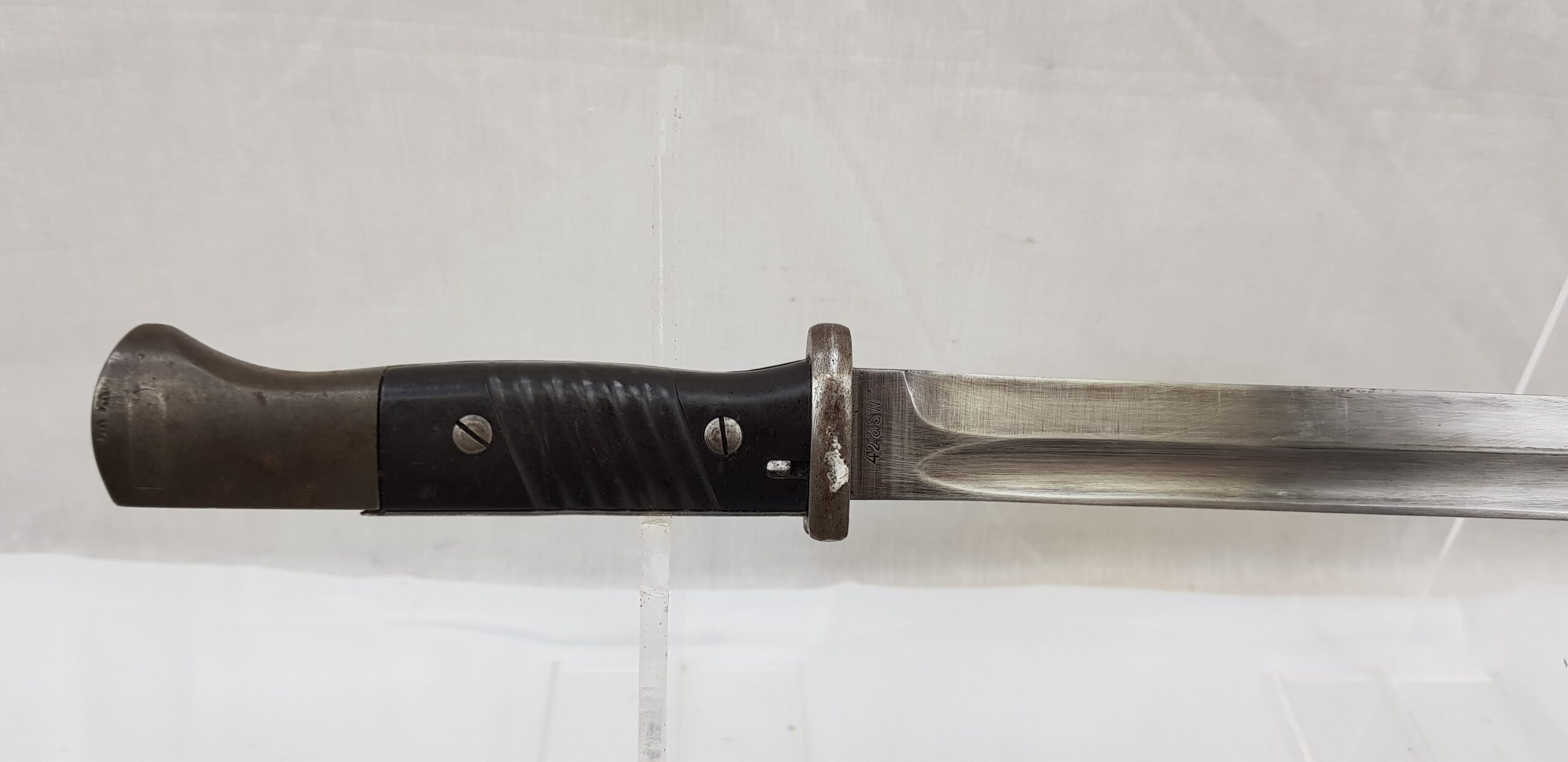 1942 Dated WW2 German Mauser K98 Rifle Bayonet S84/98 sn.7553z - Image 3