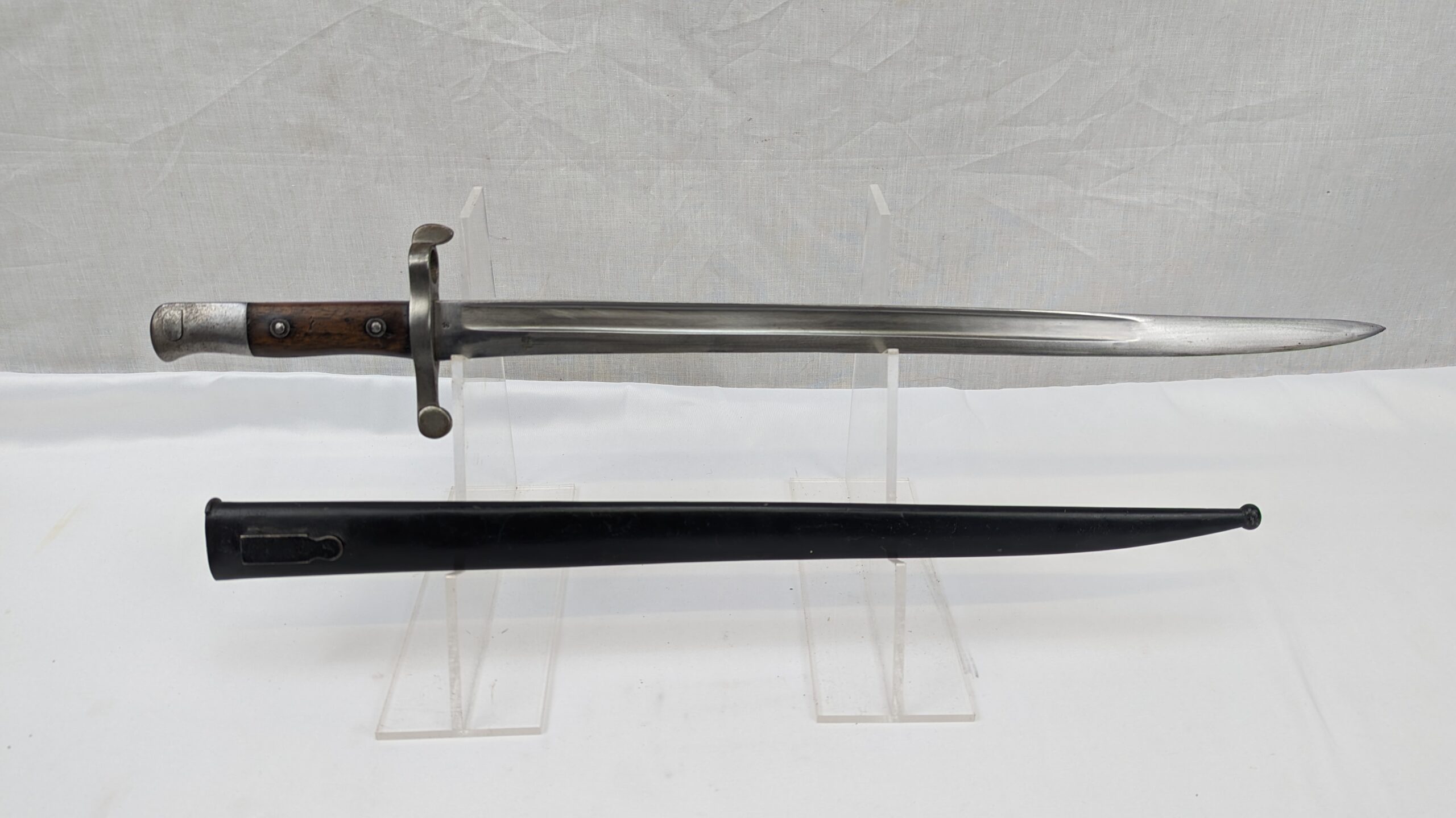 Portuguese Model 1886 Kropatschek Rifle Sword Bayonet