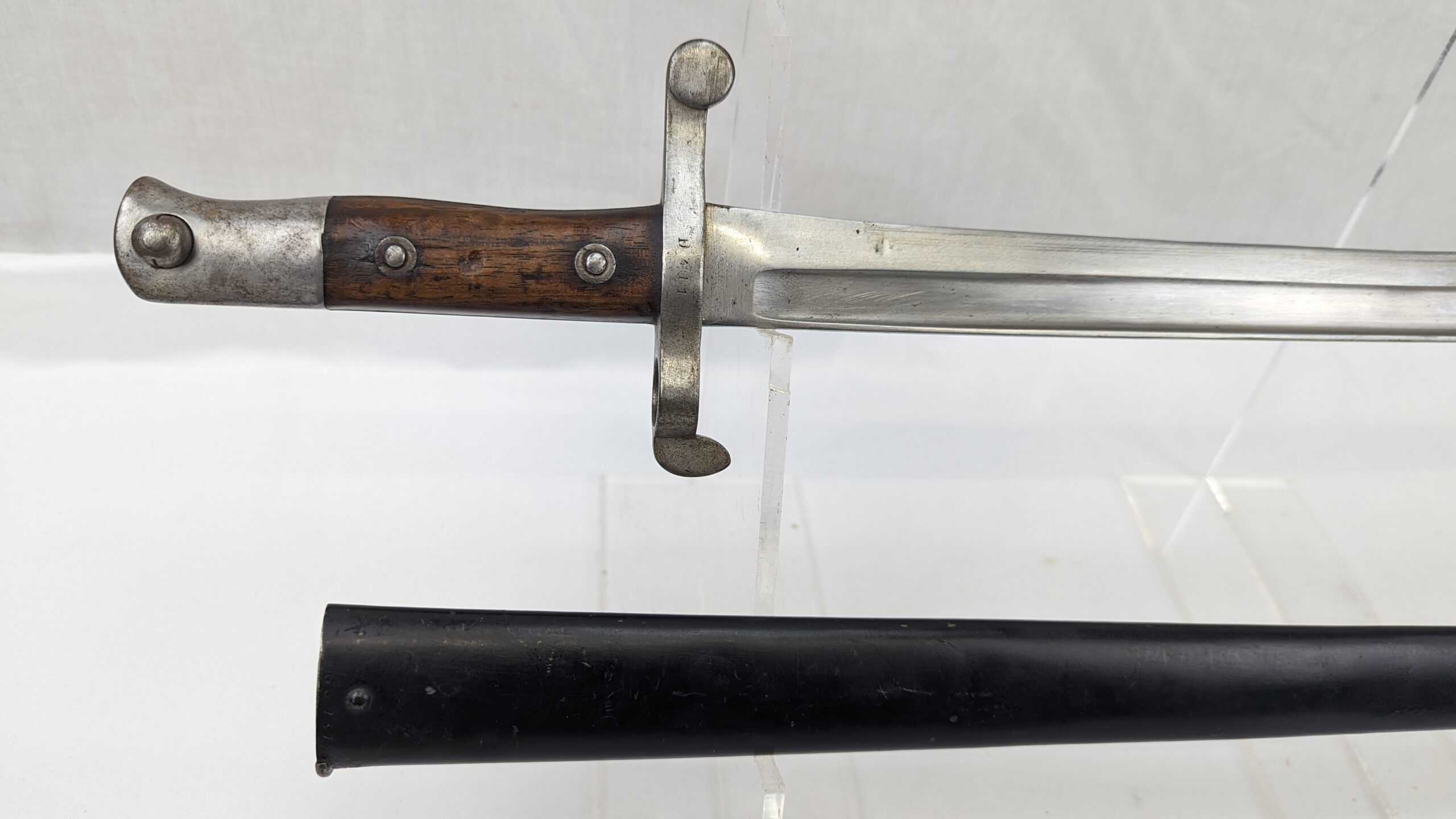 Portuguese Model 1886 Kropatschek Rifle Sword Bayonet - Image 12