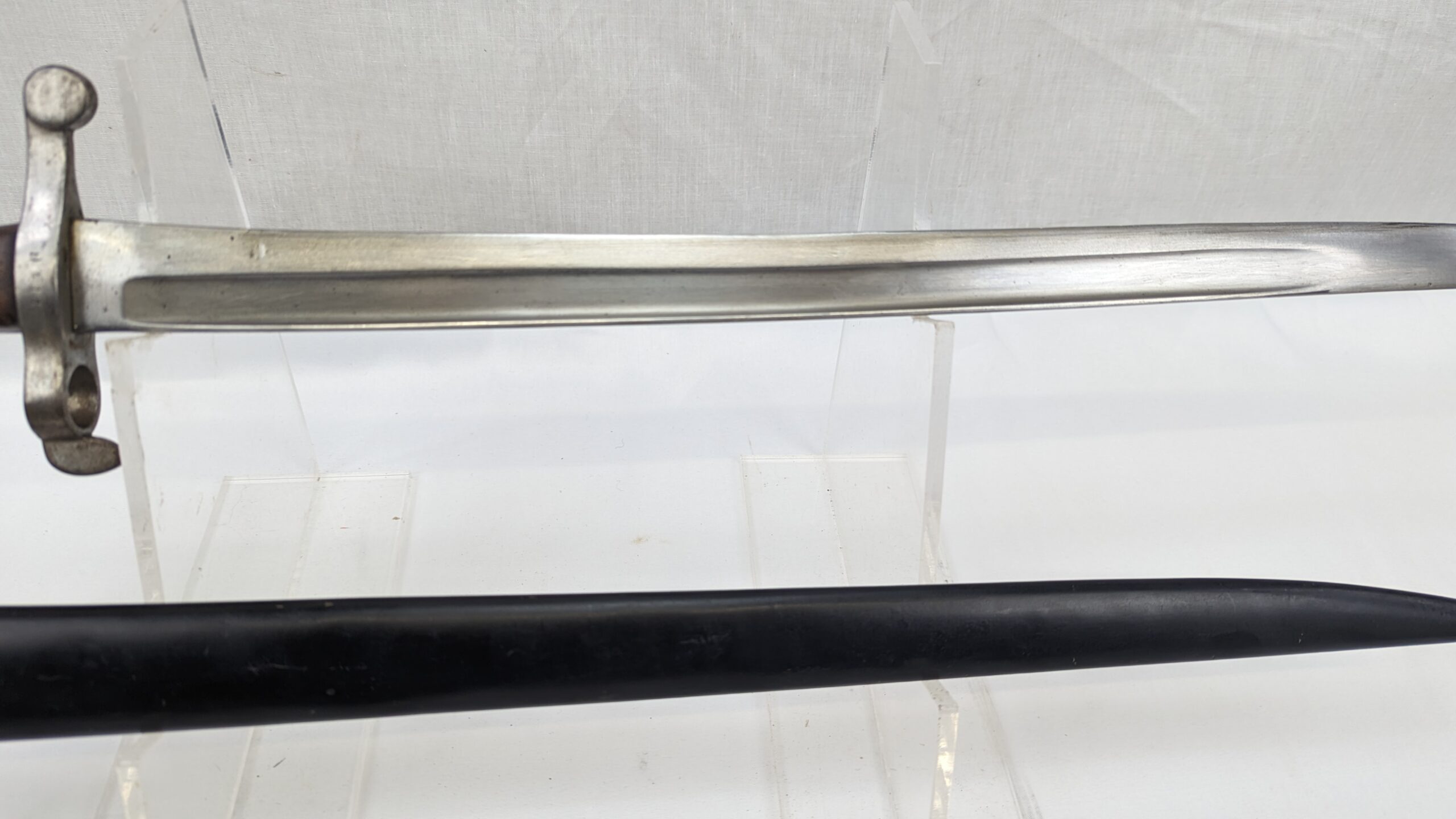 Portuguese Model 1886 Kropatschek Rifle Sword Bayonet - Image 13