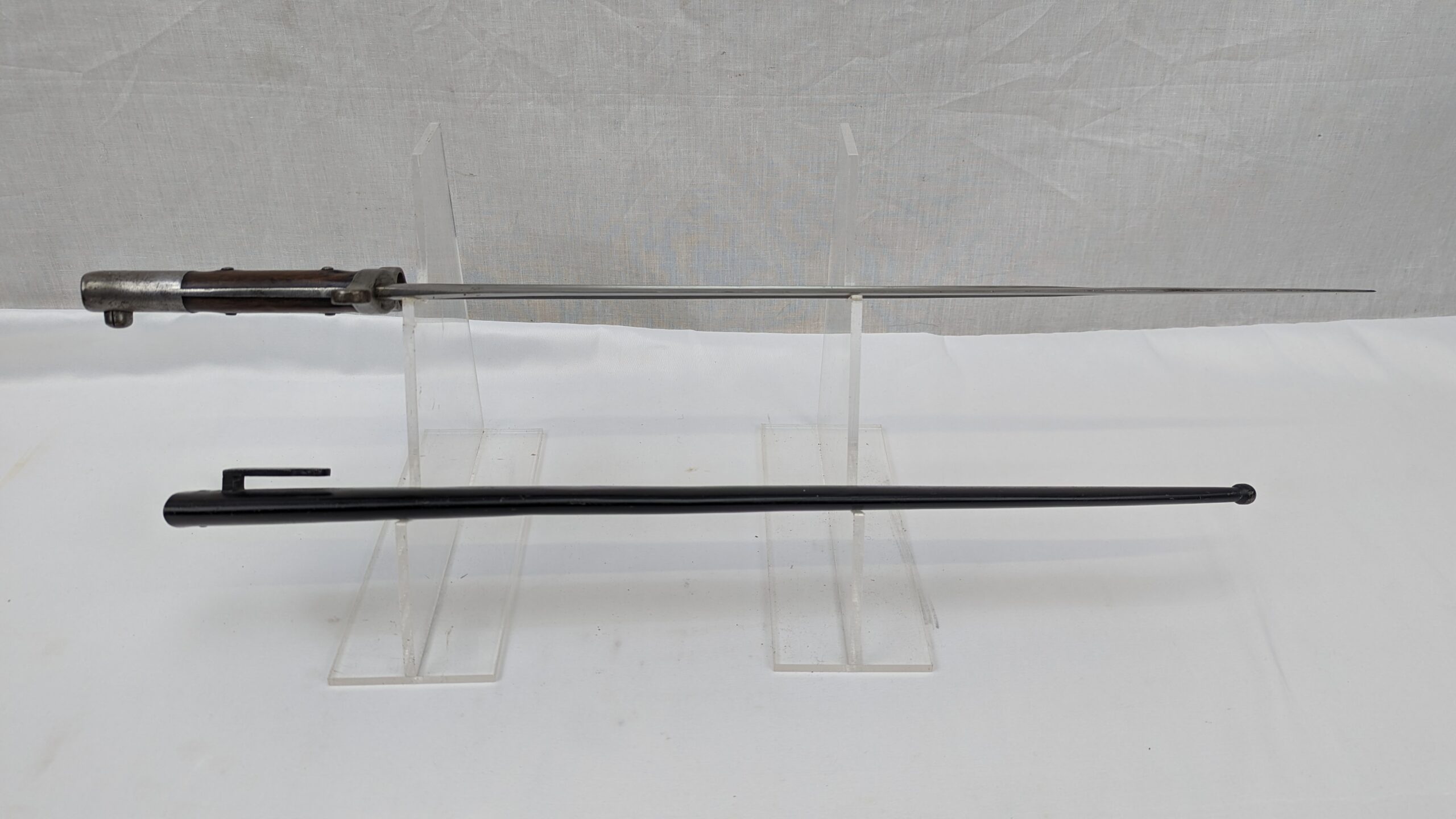 Portuguese Model 1886 Kropatschek Rifle Sword Bayonet - Image 16