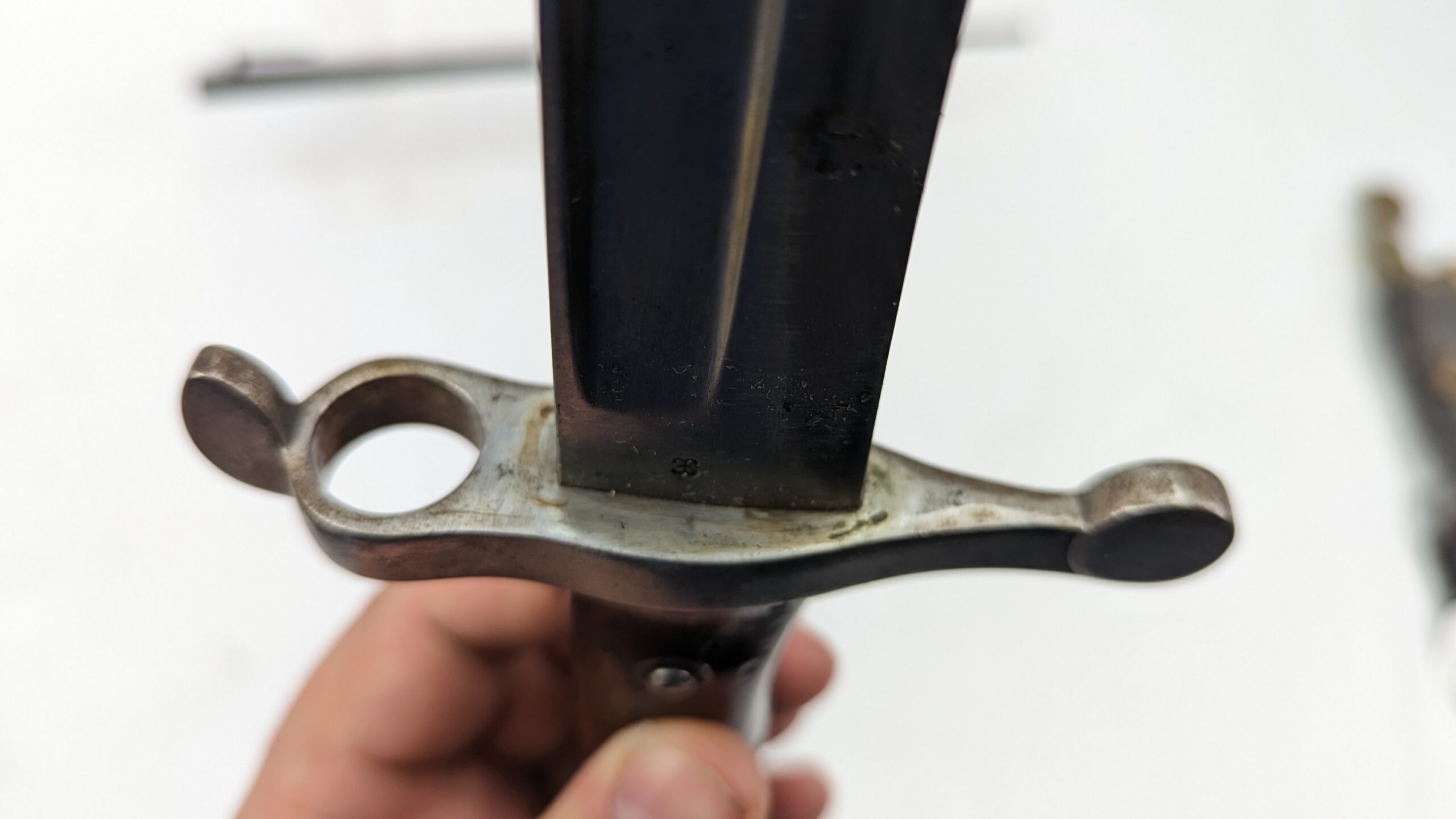 Portuguese Model 1886 Kropatschek Rifle Sword Bayonet - Image 18