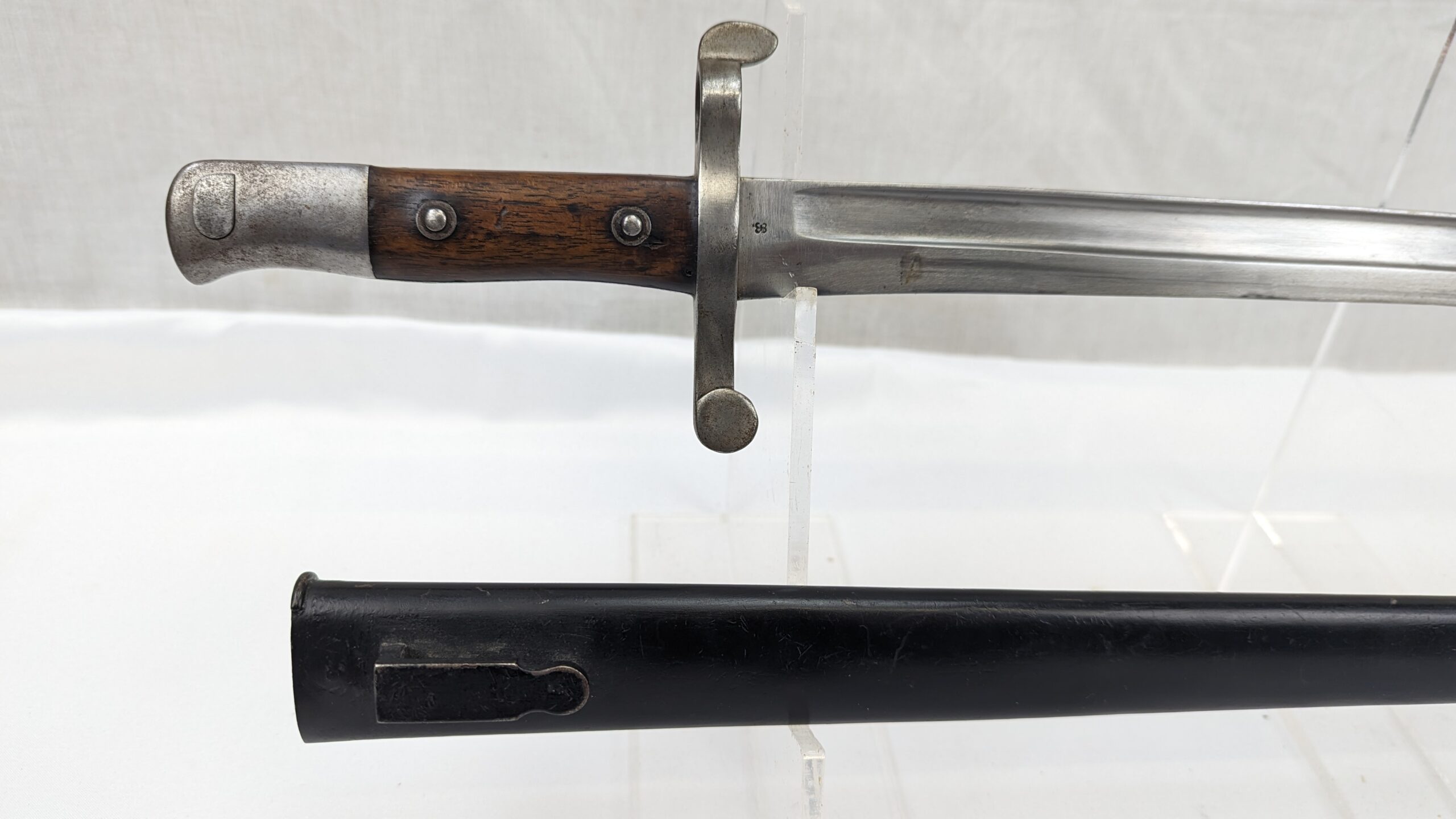 Portuguese Model 1886 Kropatschek Rifle Sword Bayonet - Image 2