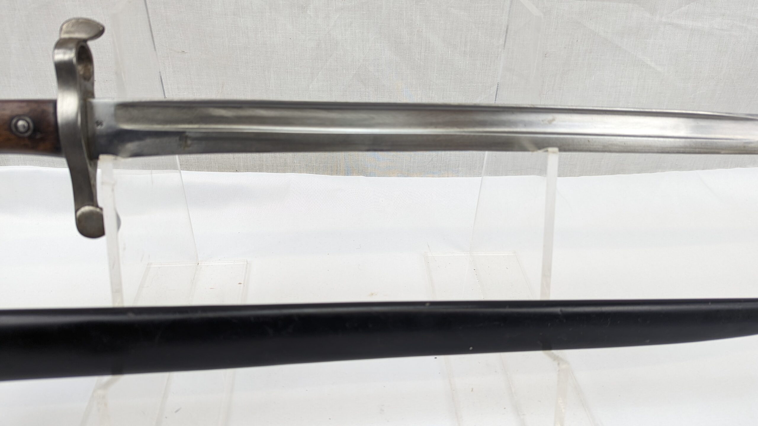 Portuguese Model 1886 Kropatschek Rifle Sword Bayonet - Image 3