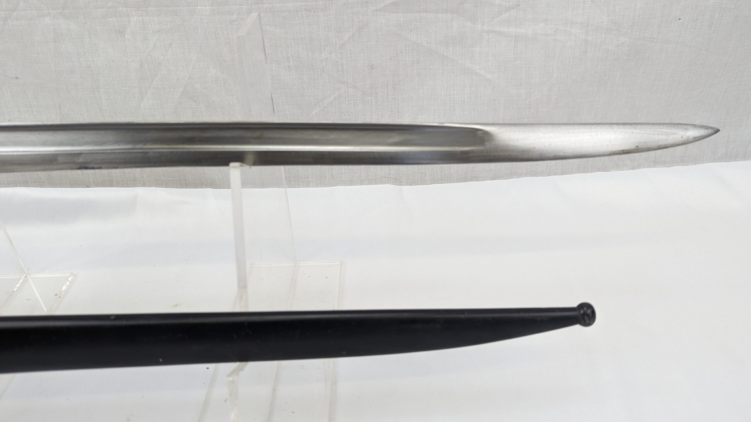 Portuguese Model 1886 Kropatschek Rifle Sword Bayonet - Image 4