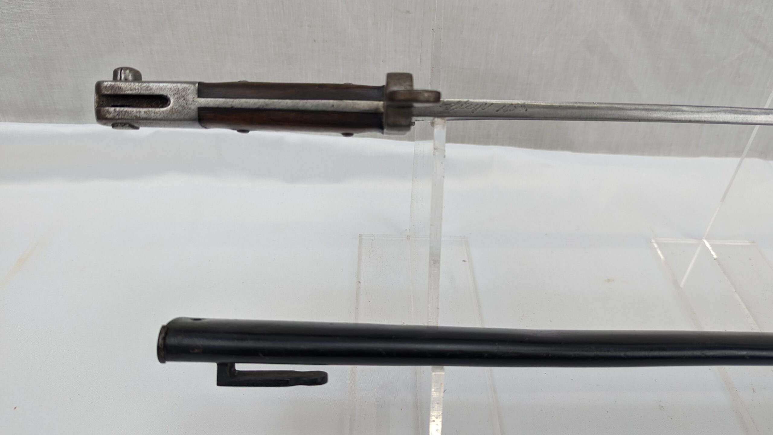 Portuguese Model 1886 Kropatschek Rifle Sword Bayonet - Image 7