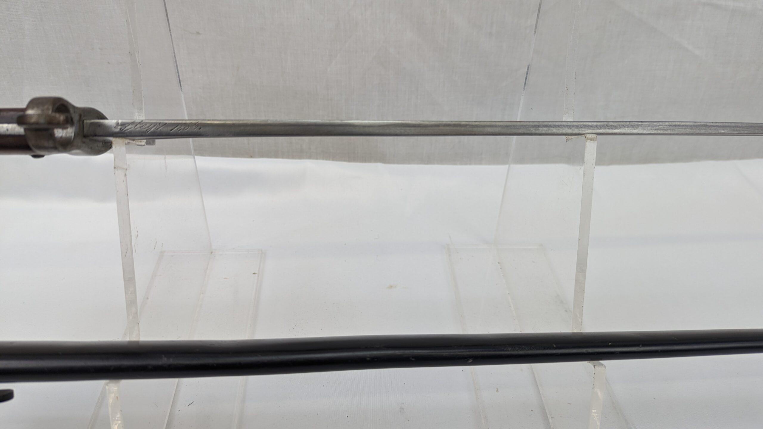 Portuguese Model 1886 Kropatschek Rifle Sword Bayonet - Image 8