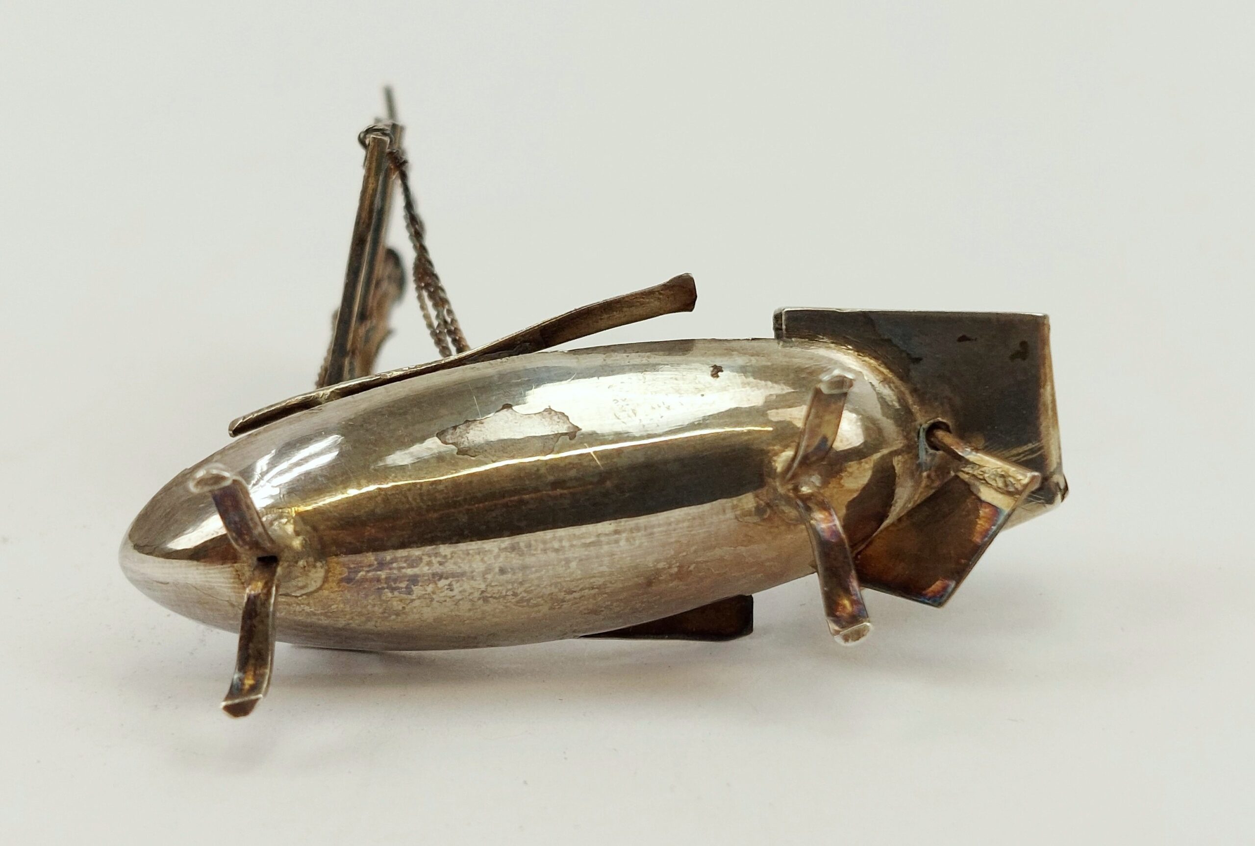 Silver Oriental Fishing Boat #2 - Image 2