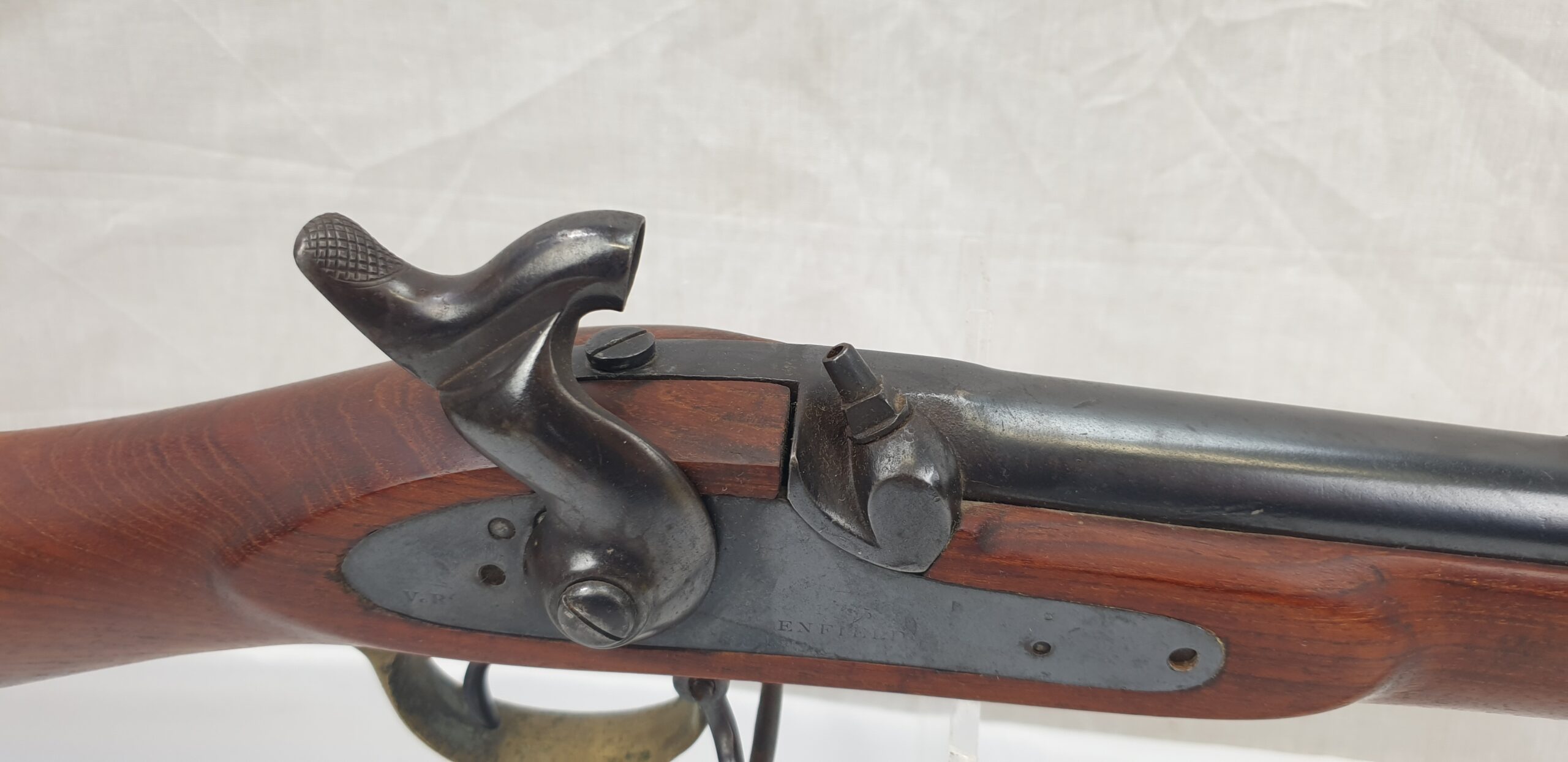 Three Band Mark III Enfield Pattern 1853 Smooth Bore Sepoy Musket - Image 11