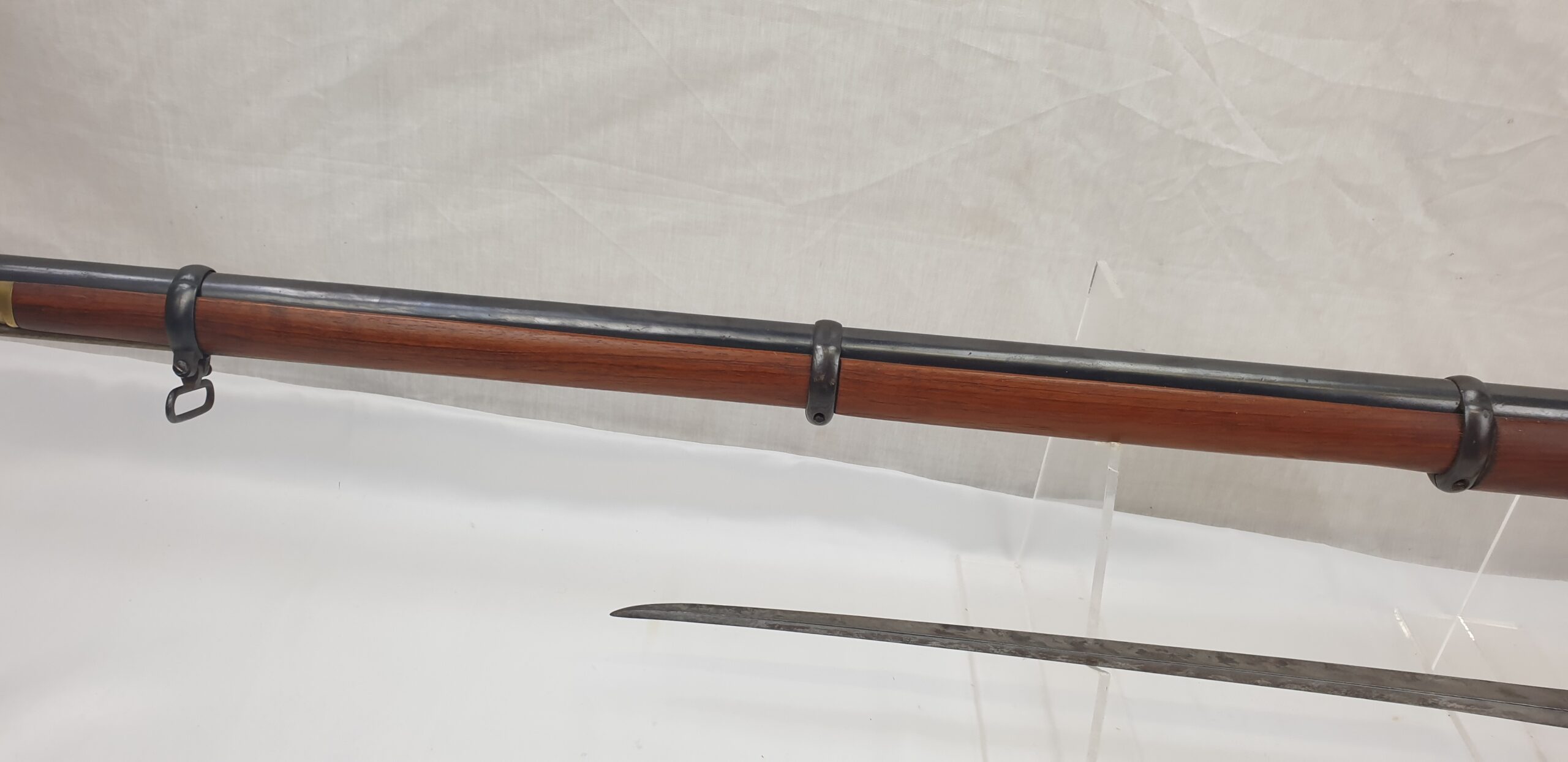 Three Band Mark III Enfield Pattern 1853 Smooth Bore Sepoy Musket - Image 17