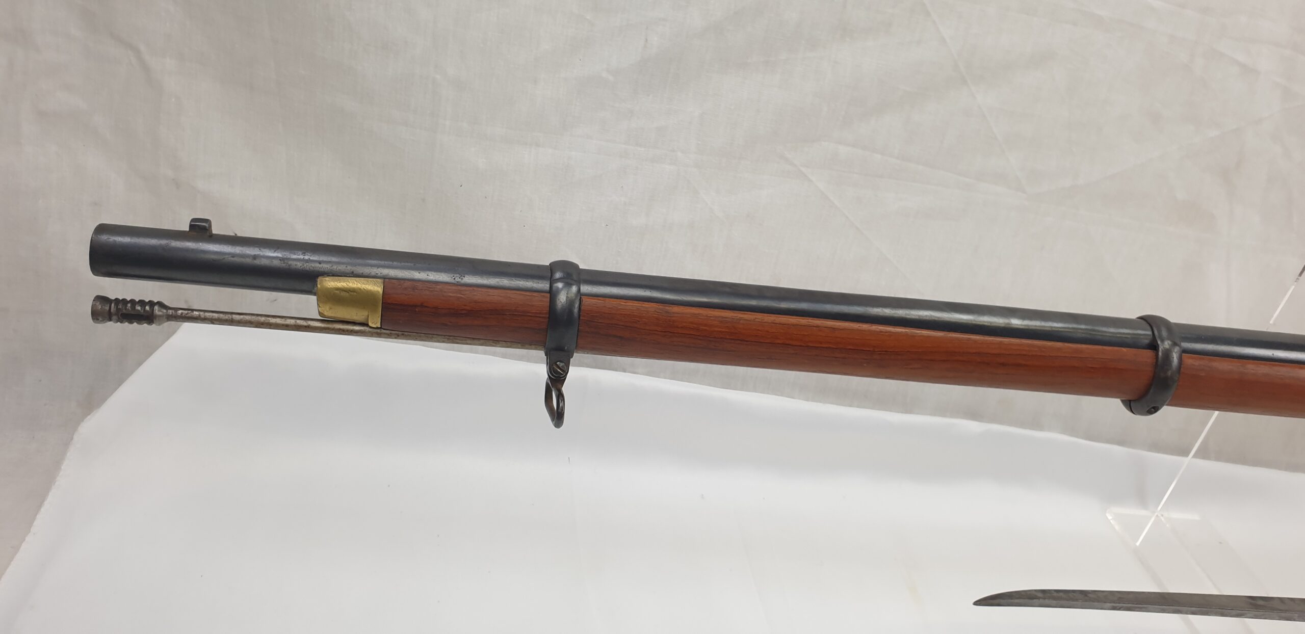 Three Band Mark III Enfield Pattern 1853 Smooth Bore Sepoy Musket - Image 18