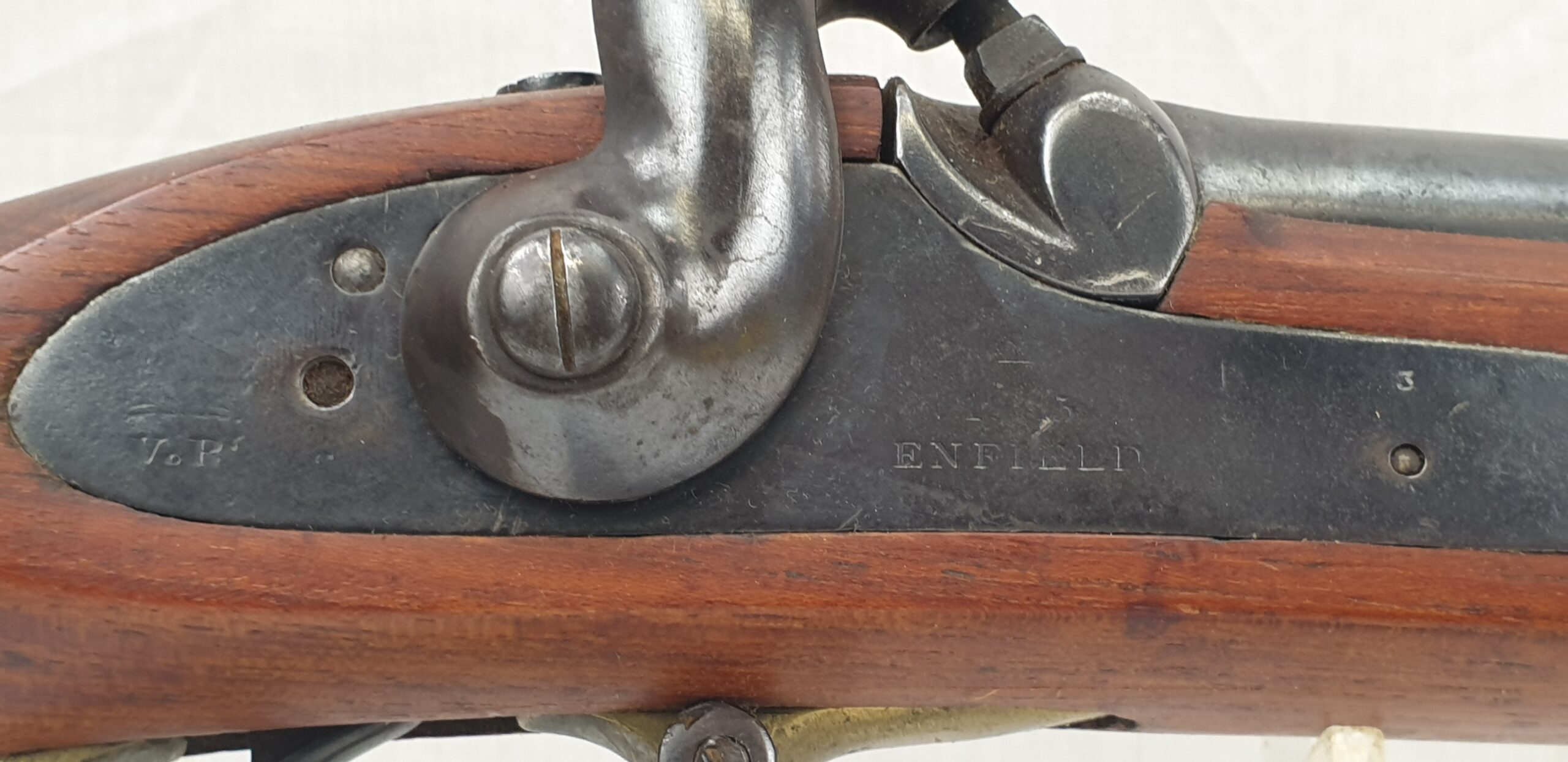 Three Band Mark III Enfield Pattern 1853 Smooth Bore Sepoy Musket - Image 4