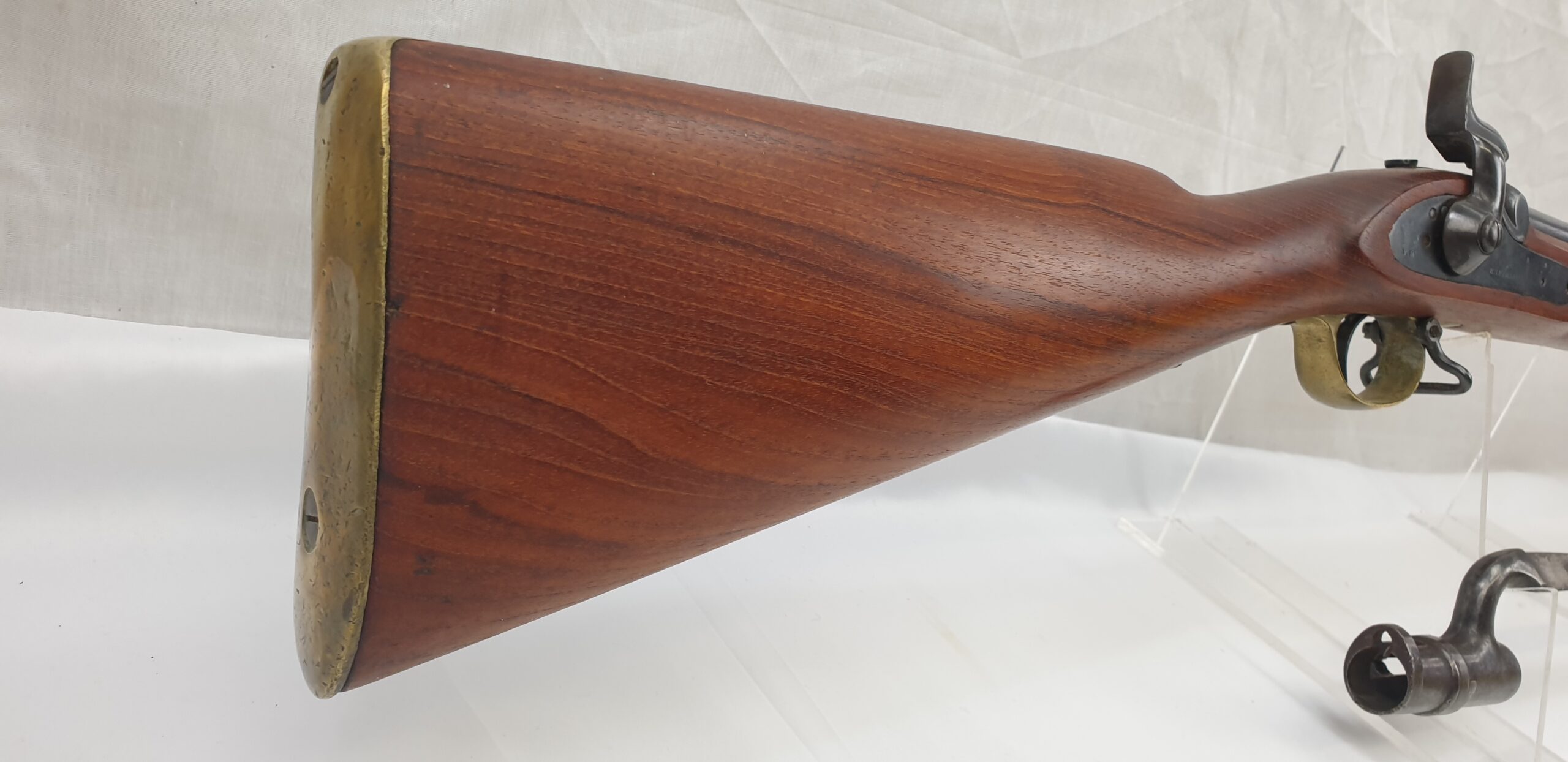 Three Band Mark III Enfield Pattern 1853 Smooth Bore Sepoy Musket - Image 5