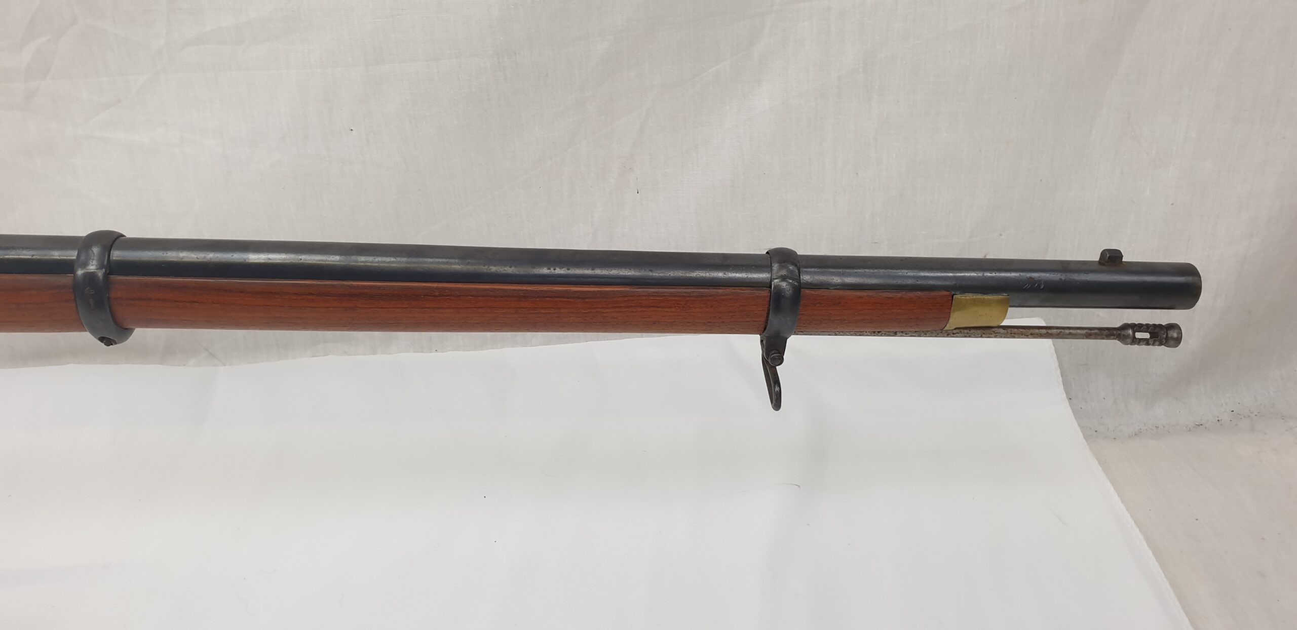 Three Band Mark III Enfield Pattern 1853 Smooth Bore Sepoy Musket - Image 9